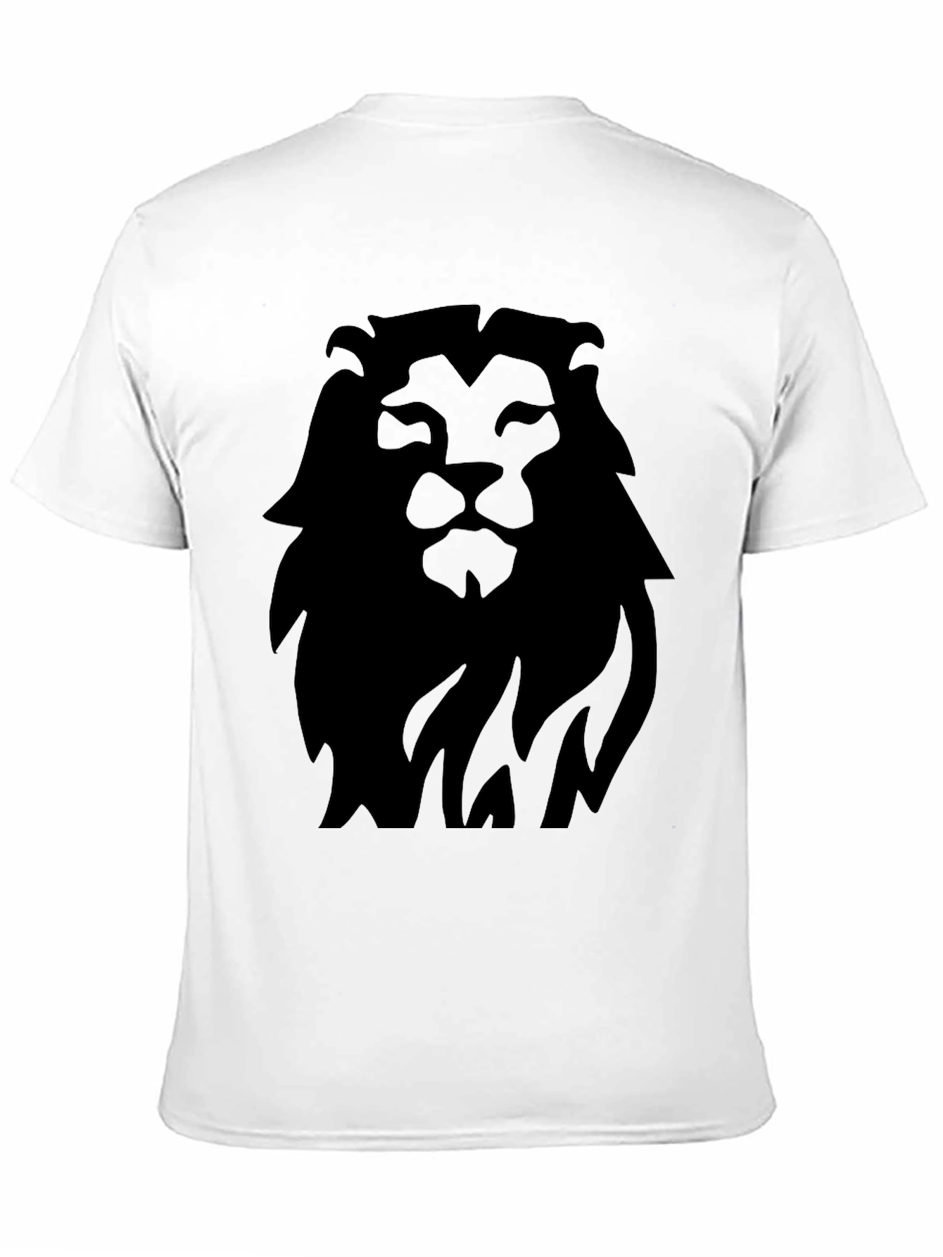 Black Lion Graphic Tee - Bold Black Print view 11