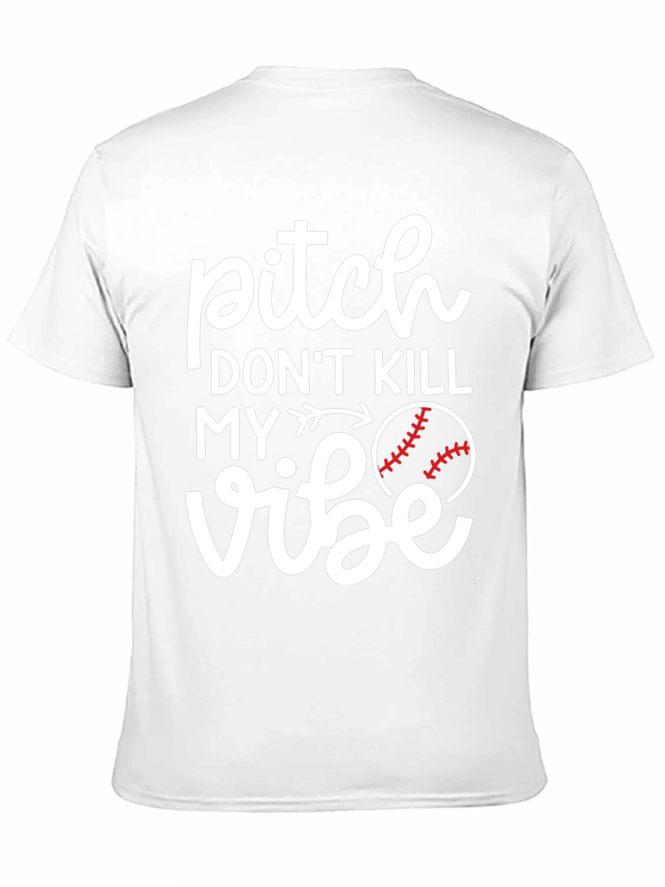 Black Pitch Don't Kill My Vibe Graphic Tee view 11