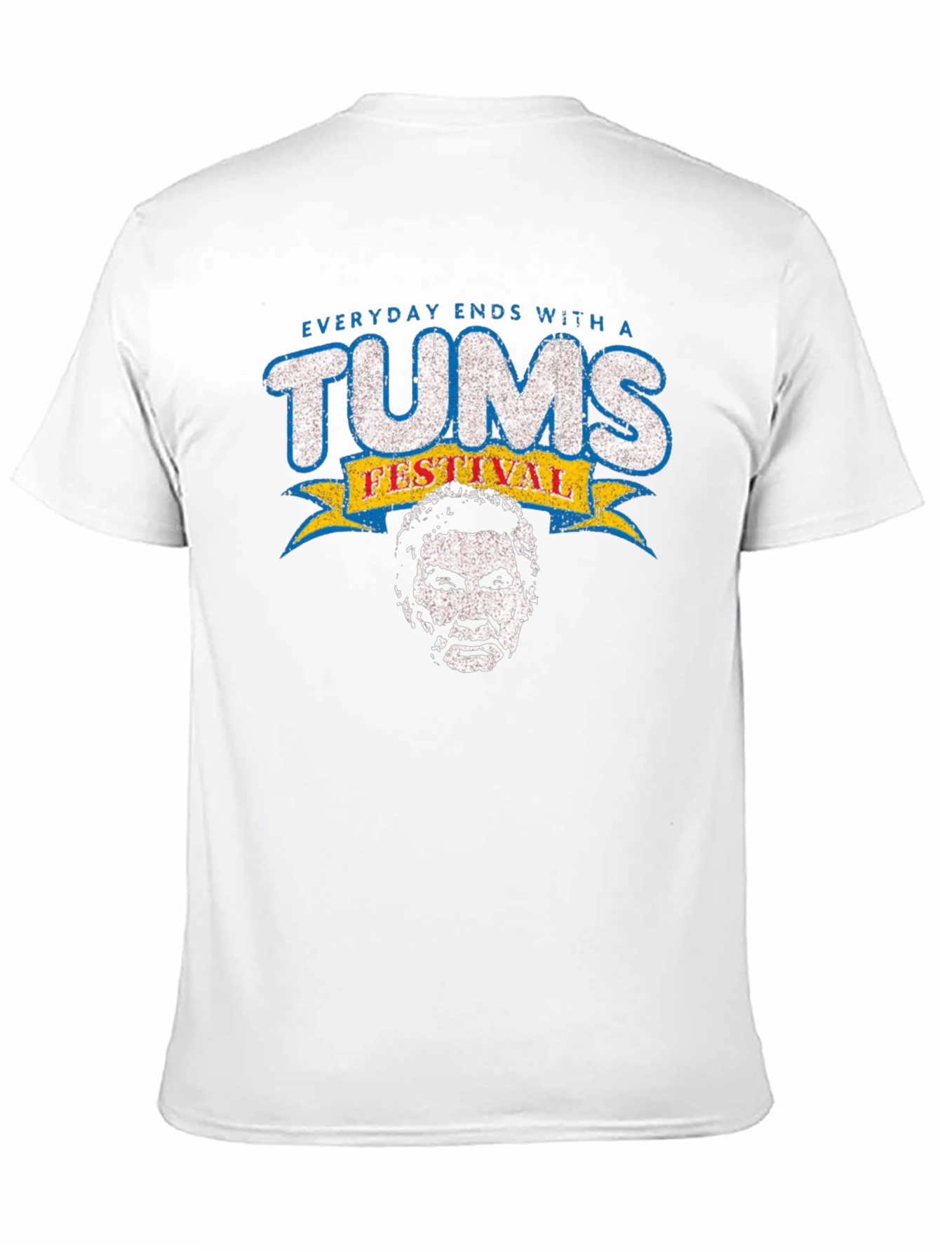 Black Everyday Ends With a Tums Festival Black T-Shirt view 11