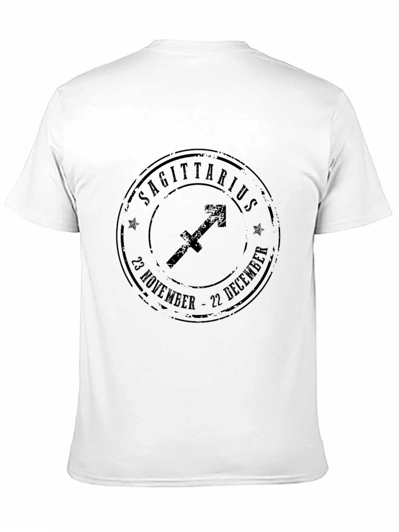 Black Sagittarius Zodiac T-Shirt view 11