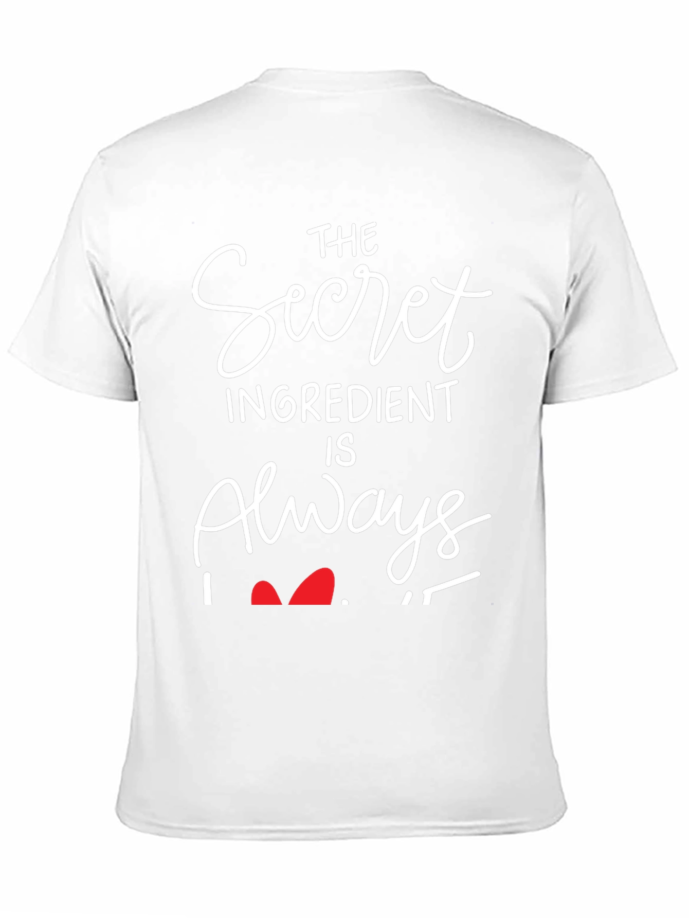 Black Secret Ingredient Is Always Love T-Shirt view 11