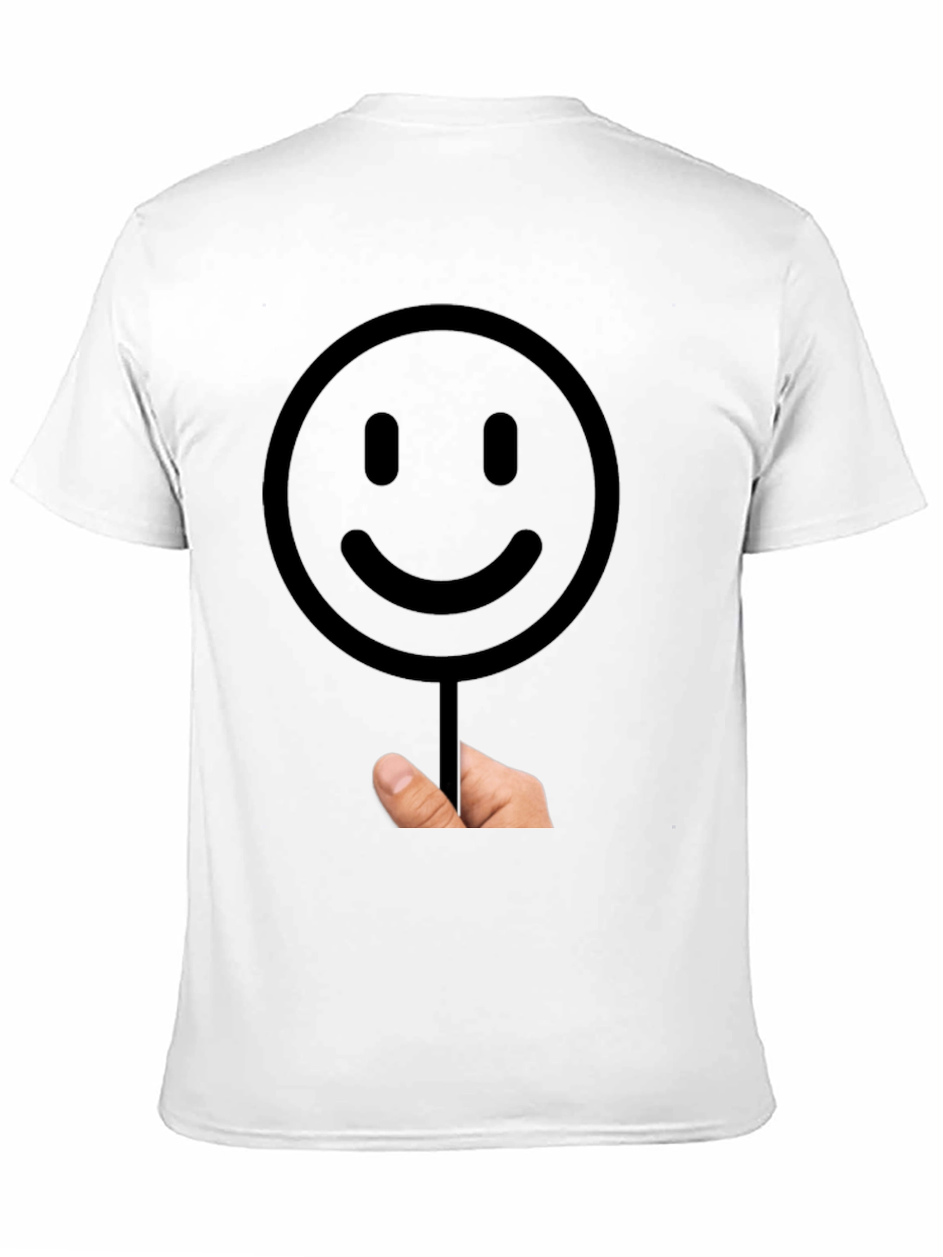 Black Smiley Face Graphic T-Shirt - Black view 11