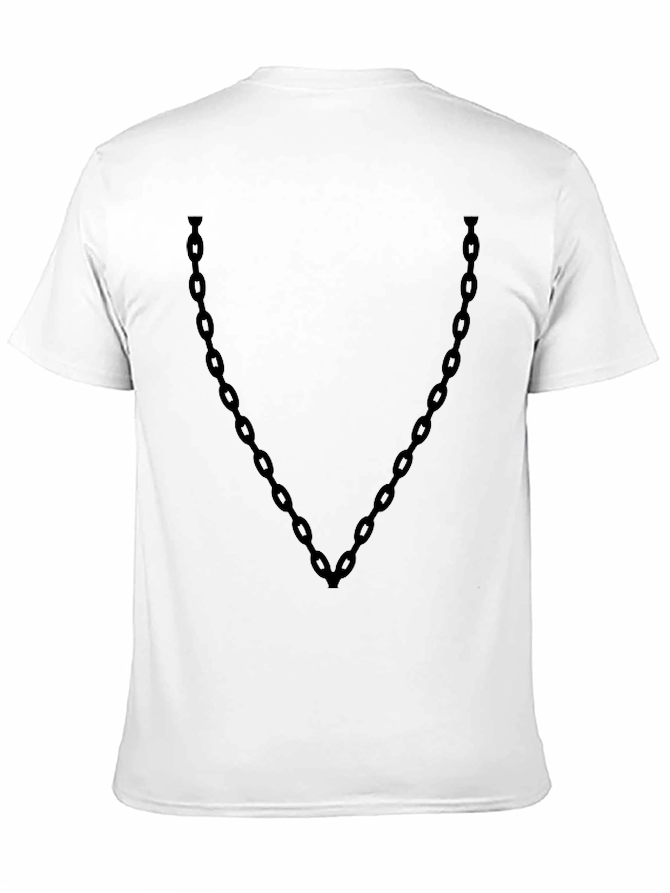 Black Chain Graphic Tee - Cool Casual Style - 11