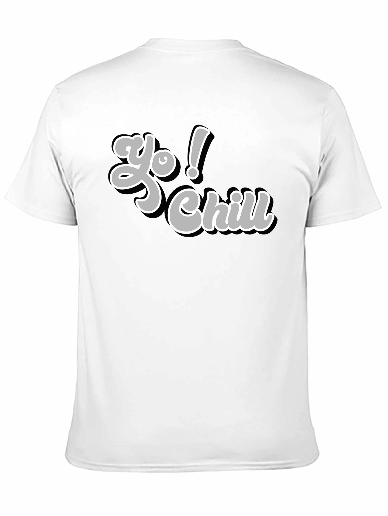 Black Yo! Chill Graphic T-Shirt - Relaxed Fit view 11