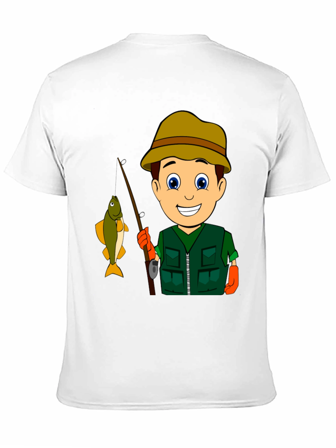 Black Fishing Boy T-Shirt view 11