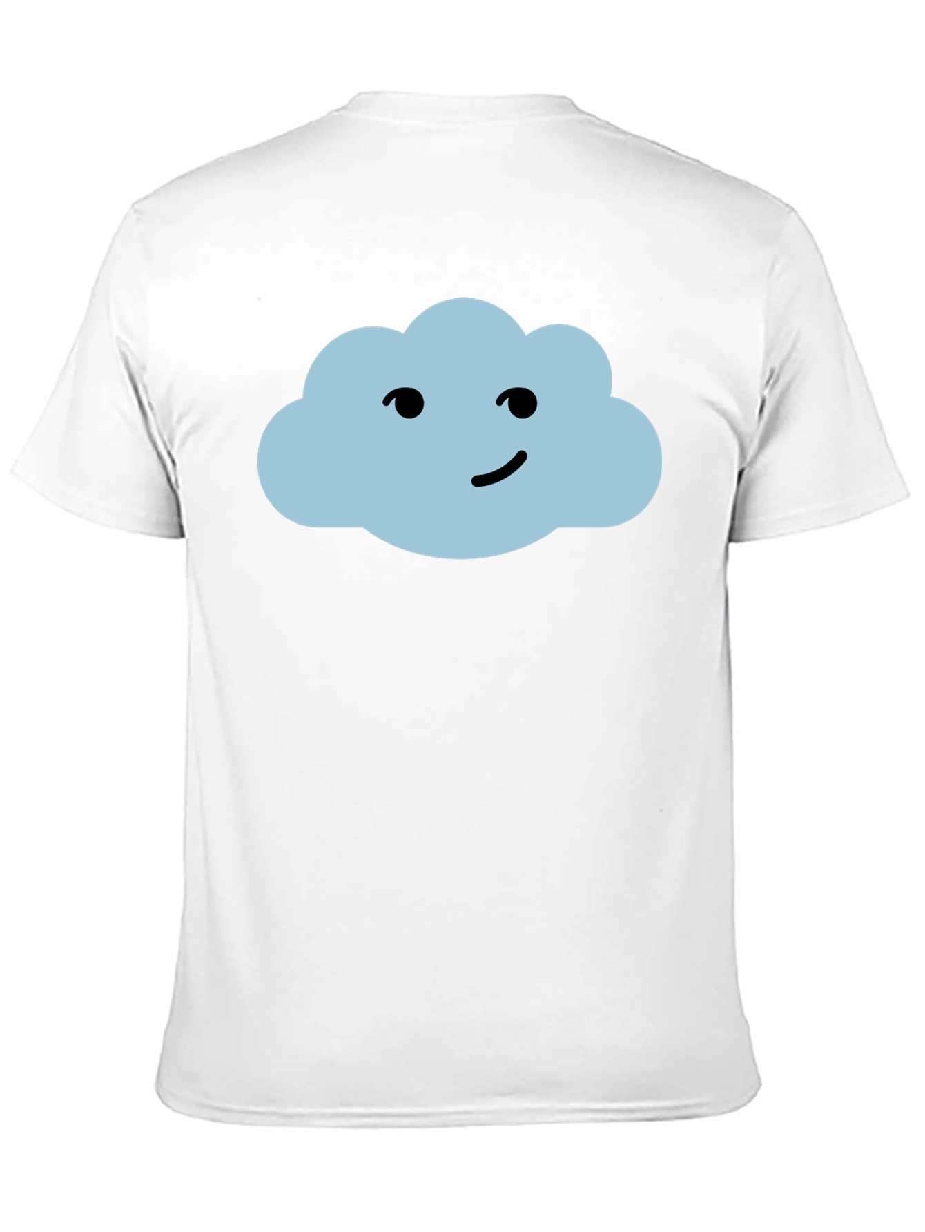 Black Cute Cloud Graphic T-Shirt - Soft Cotton Tee view 11