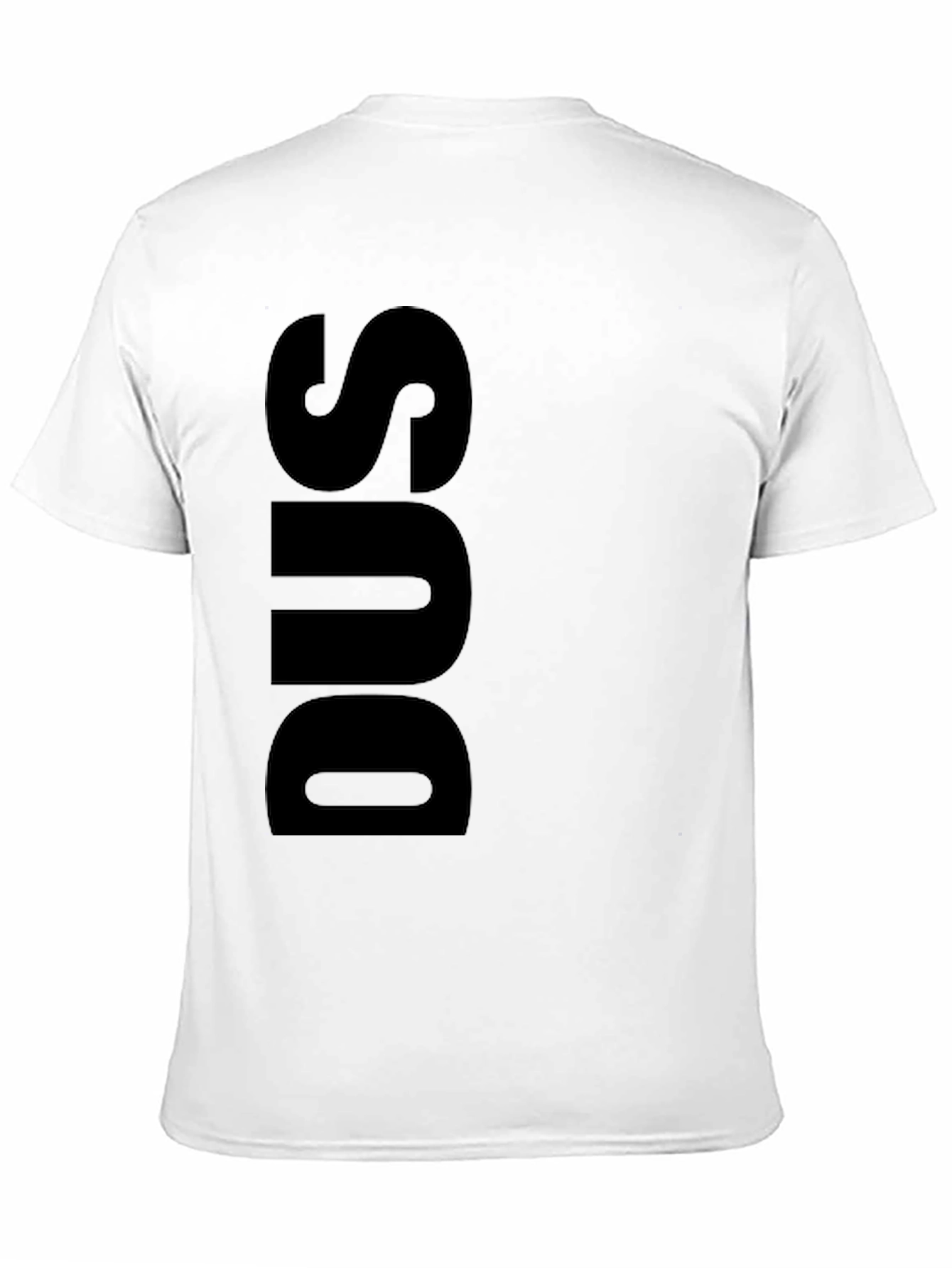 Black DUS Black Graphic Tee - Bold Statement Shirt view 11