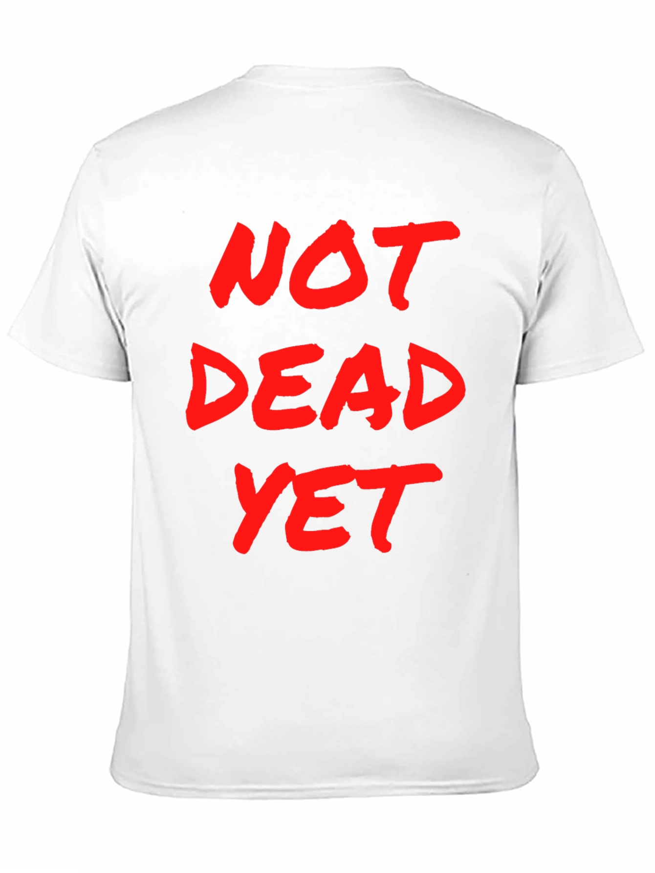 Black Not Dead Yet Graphic T-Shirt - Men's Black Tee view 11