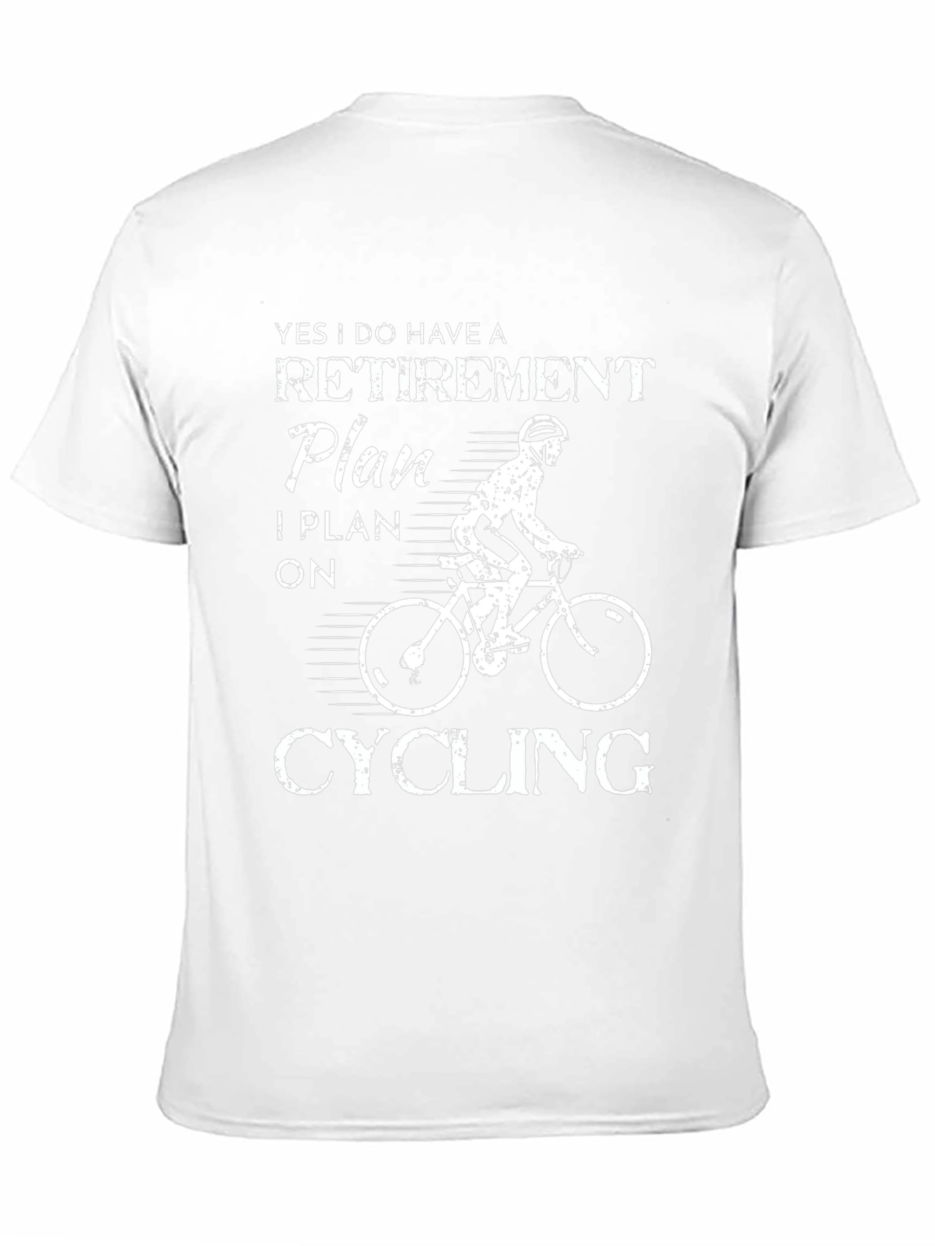 Black Retirement Plan Cycling T-Shirt - Perfect for Cyclists view 11