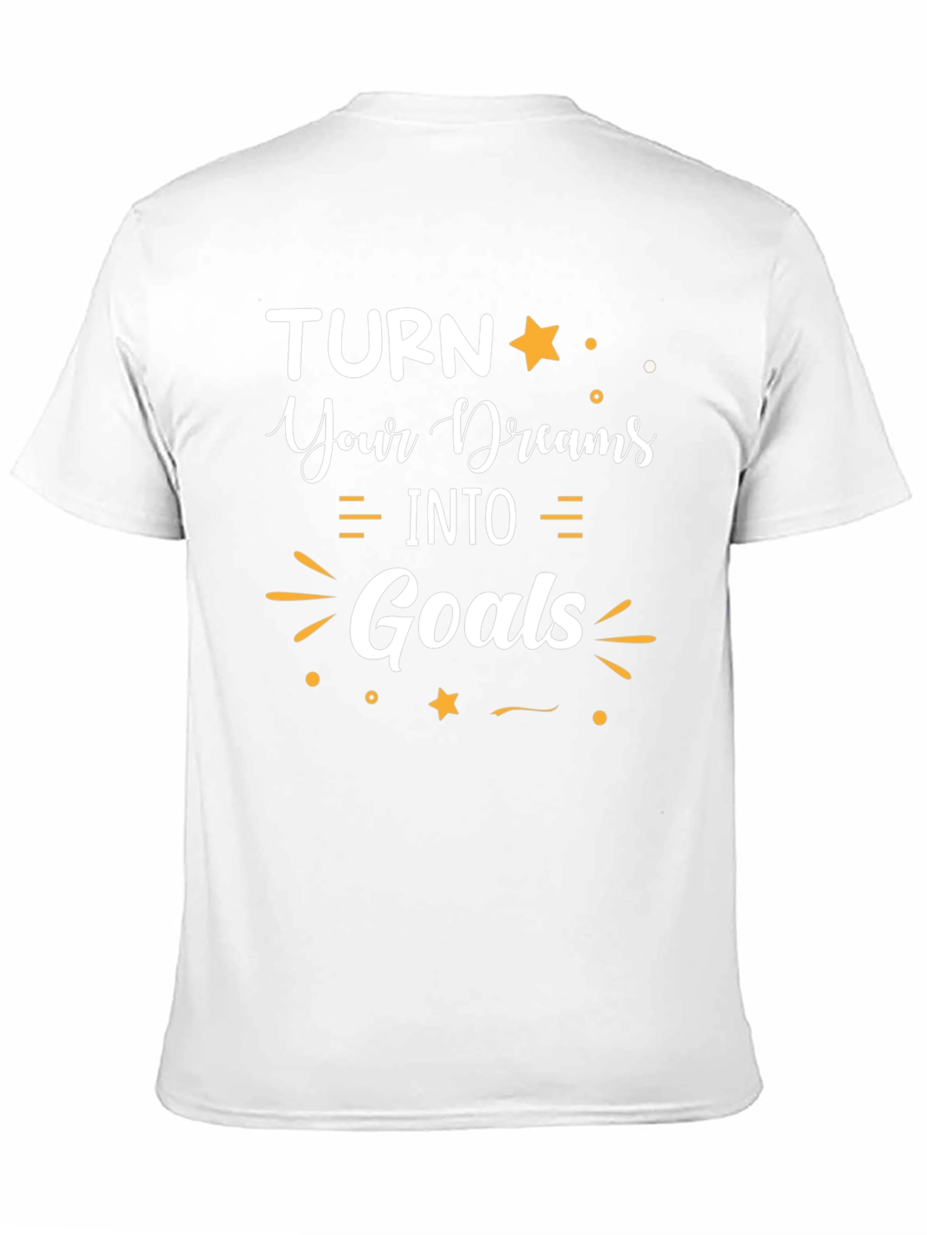 Black Turn Your Dreams Into Goals Graphic Tee view 11