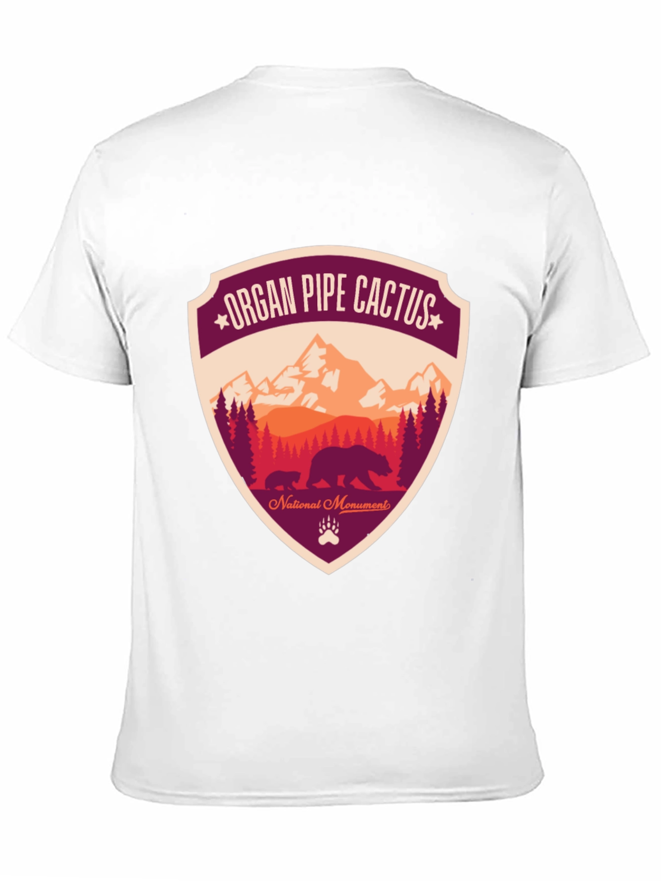 Black Organ Pipe Cactus National Monument T-Shirt view 11