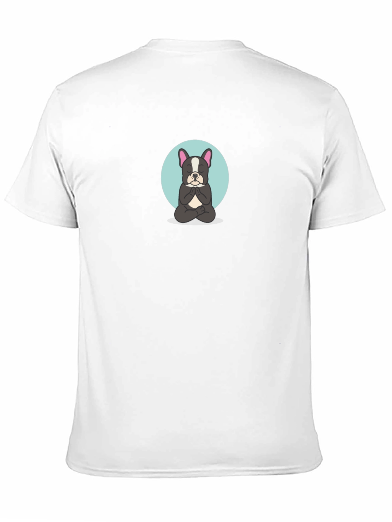 Black Meditating Dog Graphic Tee - Black T-Shirt view 11