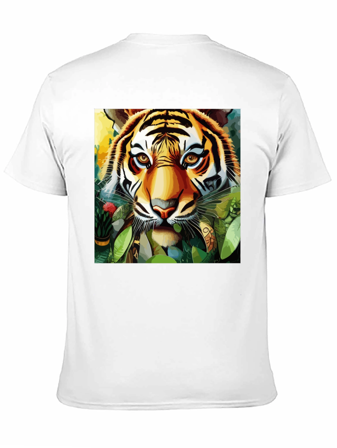 Black Tiger Portrait Graphic Tee - Bold Jungle Style view 11