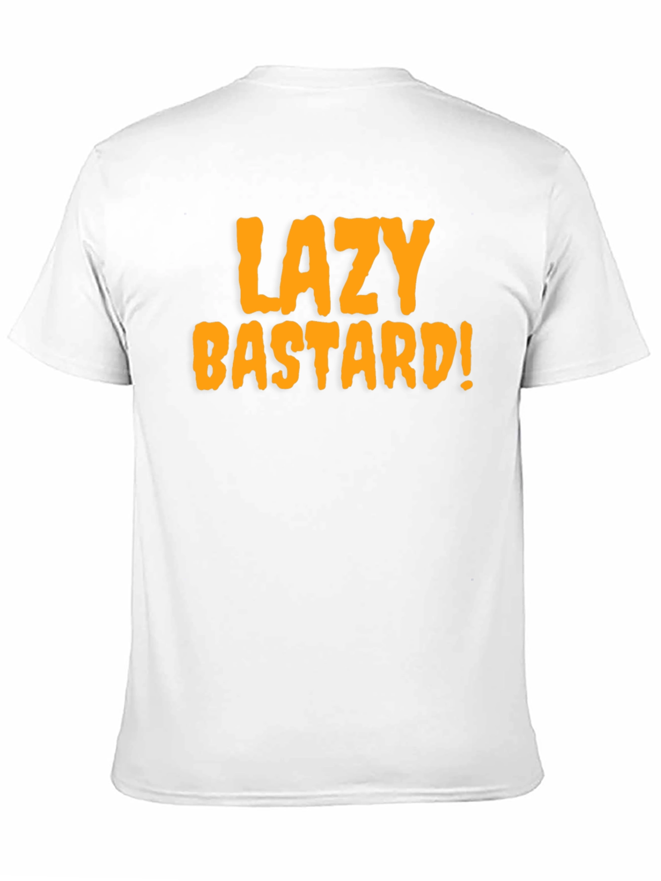Black Lazy Bastard Tee - Bold Graphic Novelty T-Shirt view 11