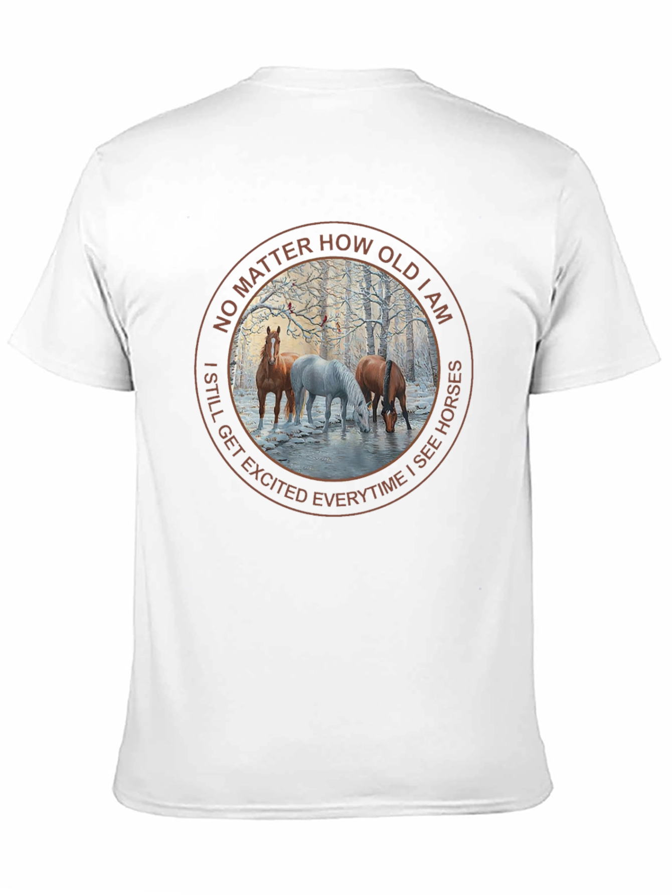 Black Horse Lover T-Shirt - No Matter How Old view 11
