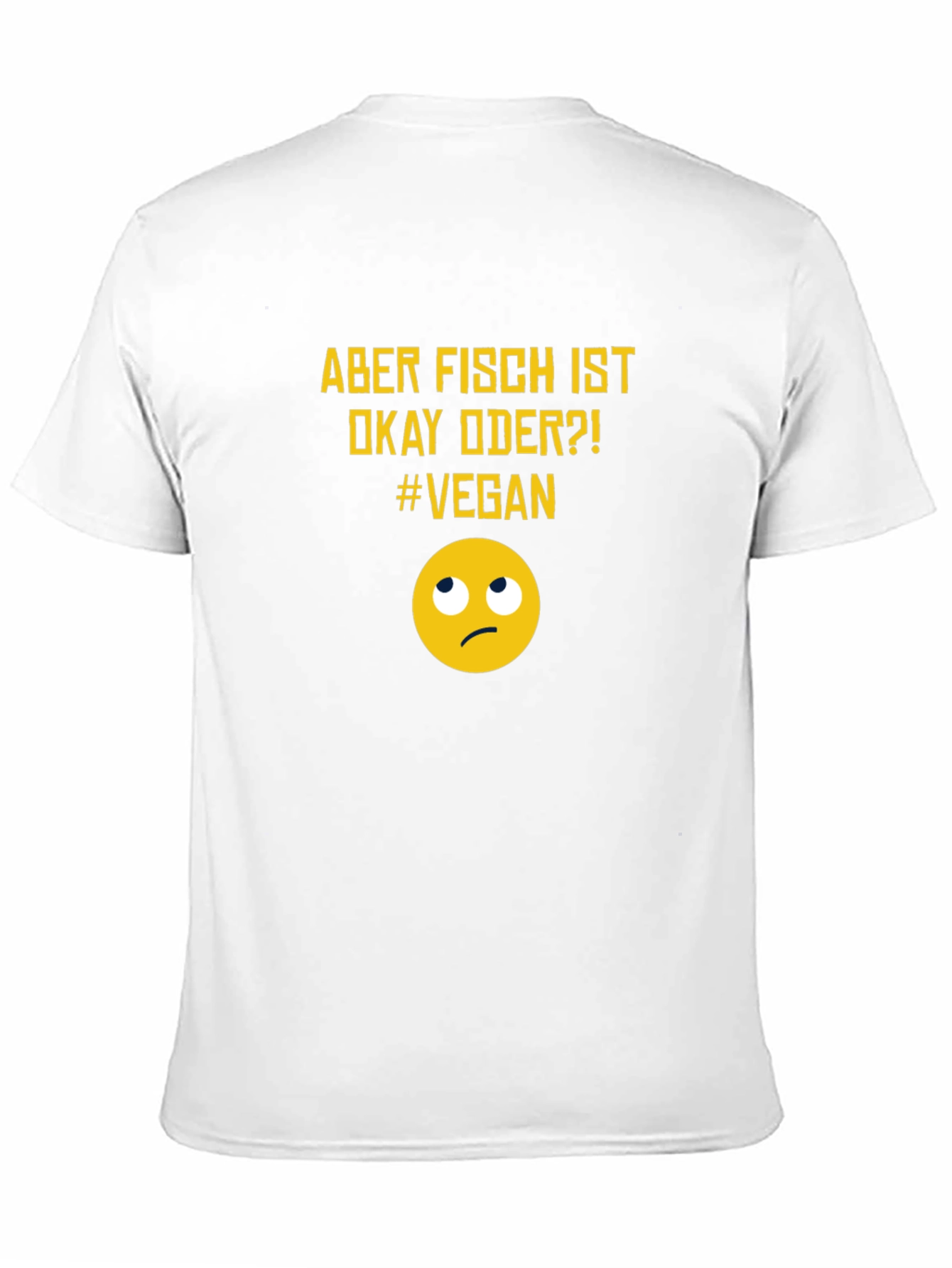Black Funny Vegan T-Shirt - Aber Fisch Ist Okay Oder? view 11