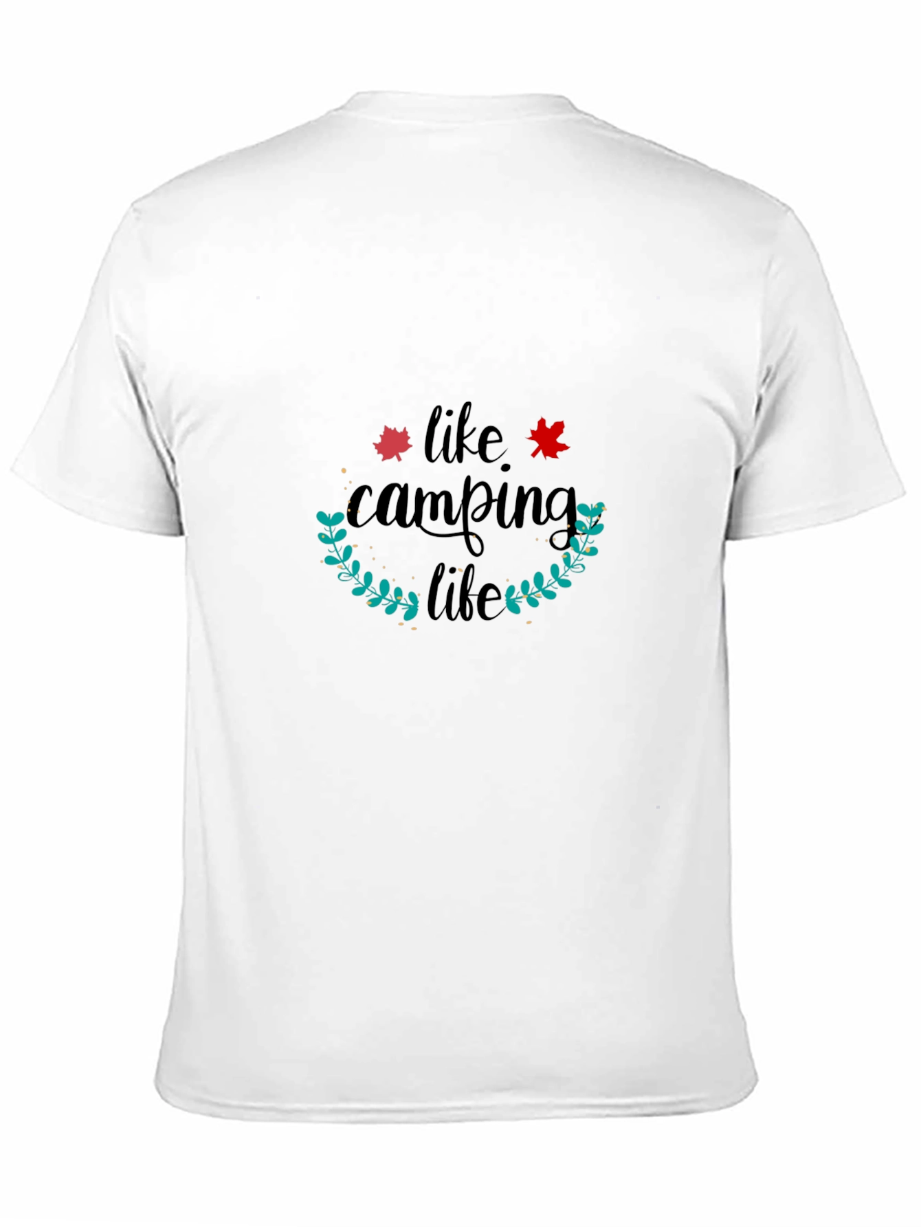 Black Camping Life Black T-Shirt view 11