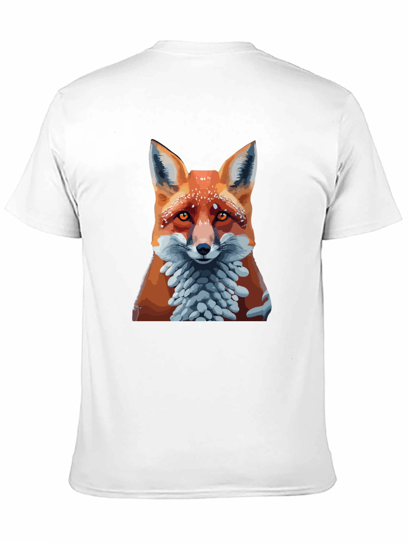 Black Fox Graphic T-Shirt - Stylish Animal Design view 11