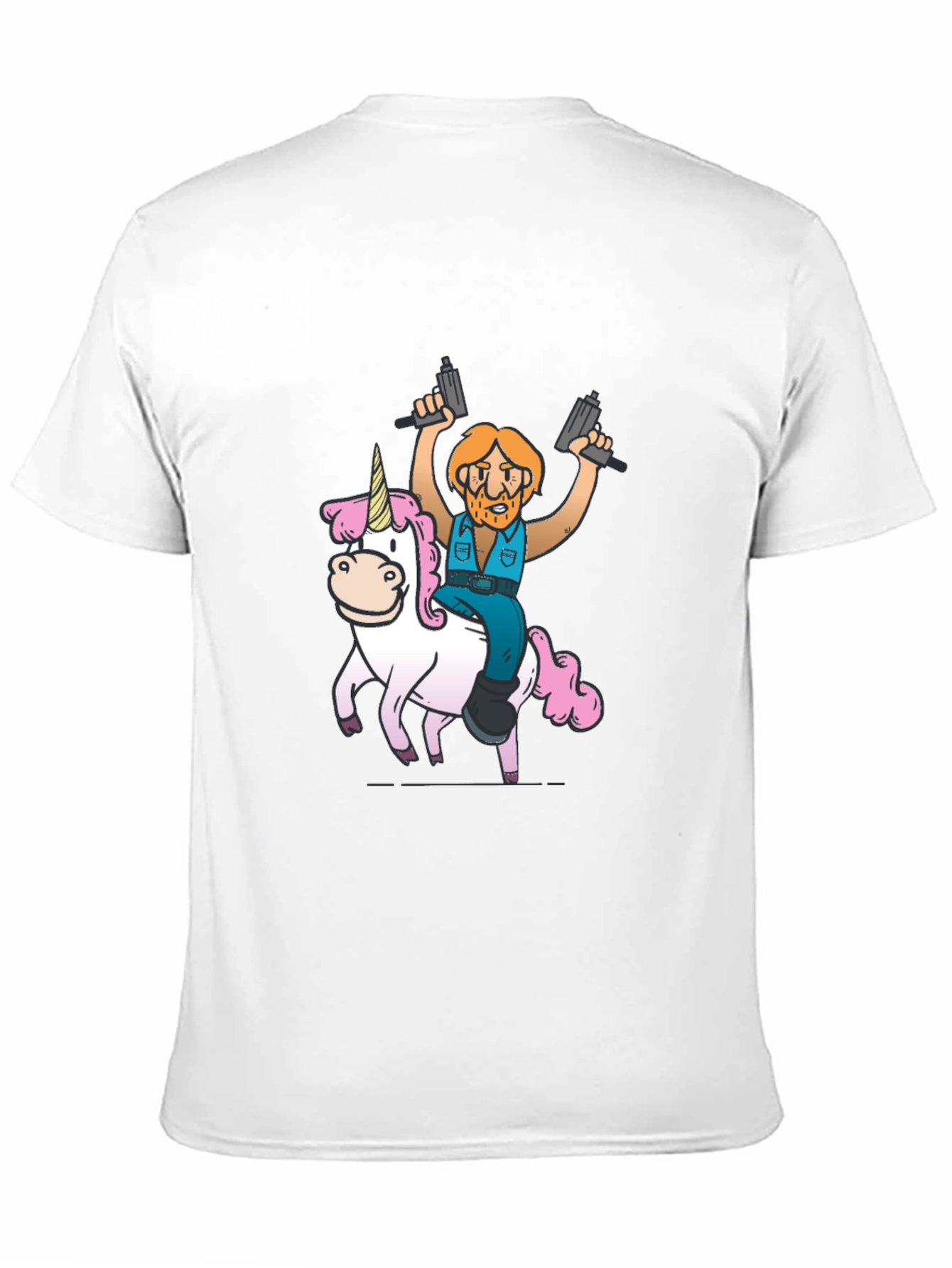 Black Unicorn Rider Graphic T-Shirt view 11