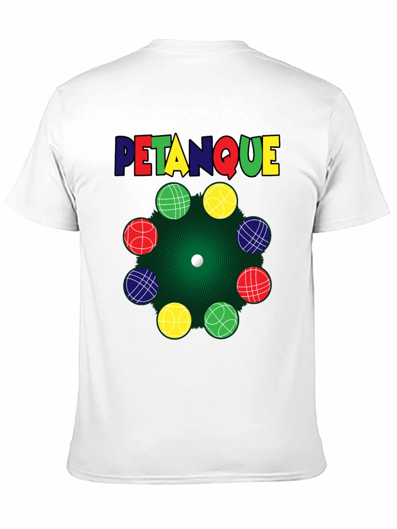 Black Pétanque Graphic T-Shirt view 11