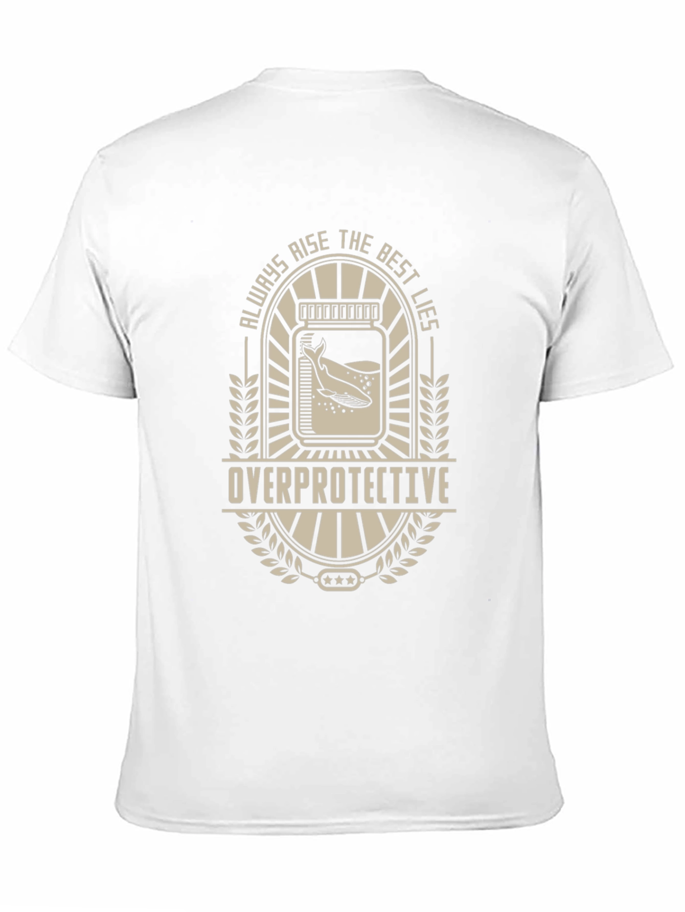 Black Overprotective Whale Graphic Tee view 11