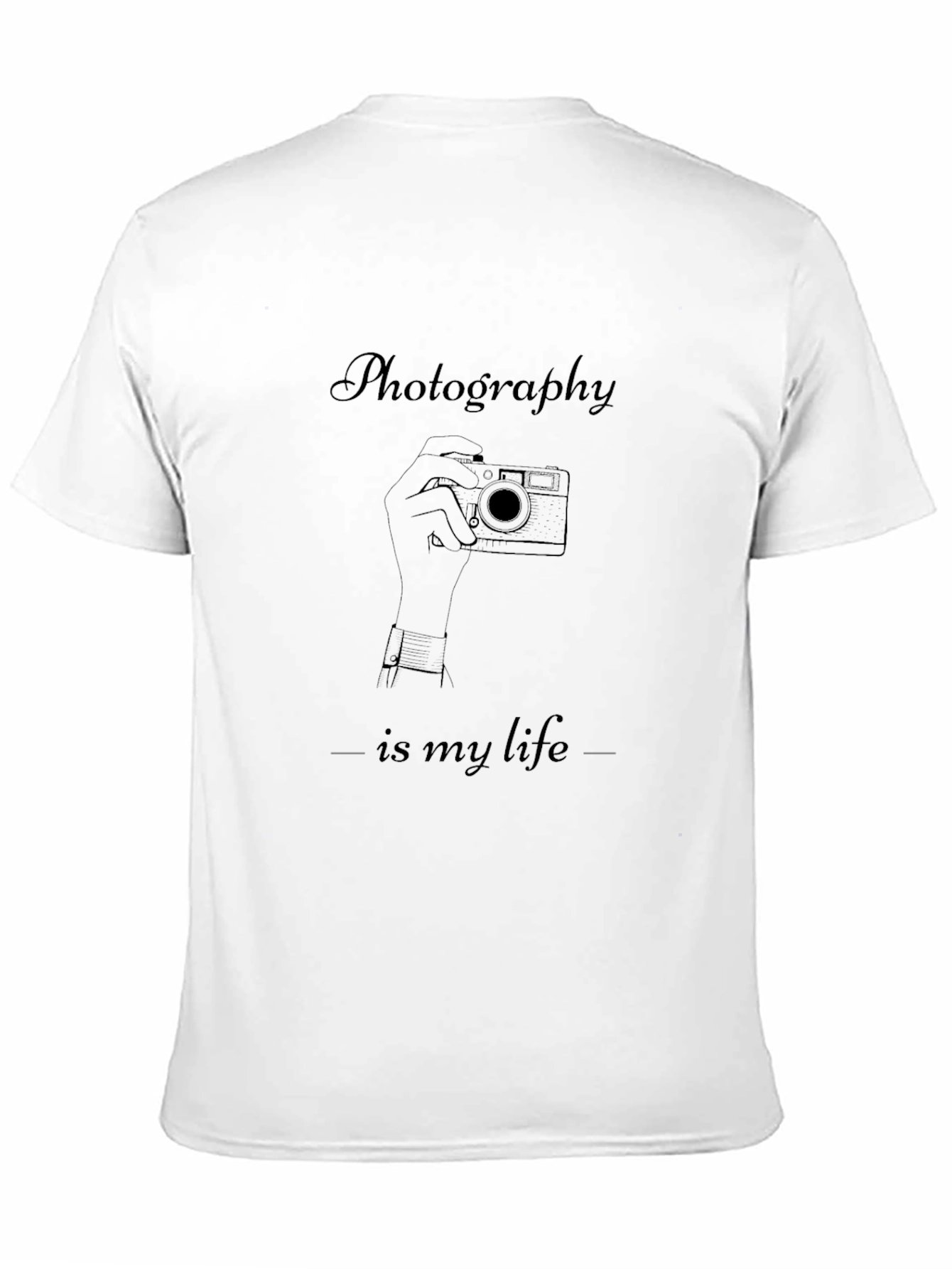 Black Photography is My Life Black T-Shirt view 11