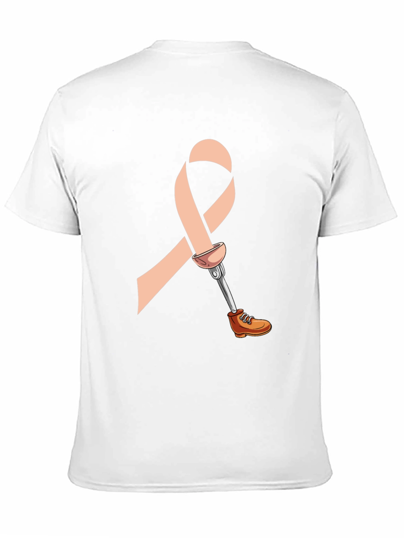 Black Prosthetic Awareness Ribbon Graphic T-Shirt view 11
