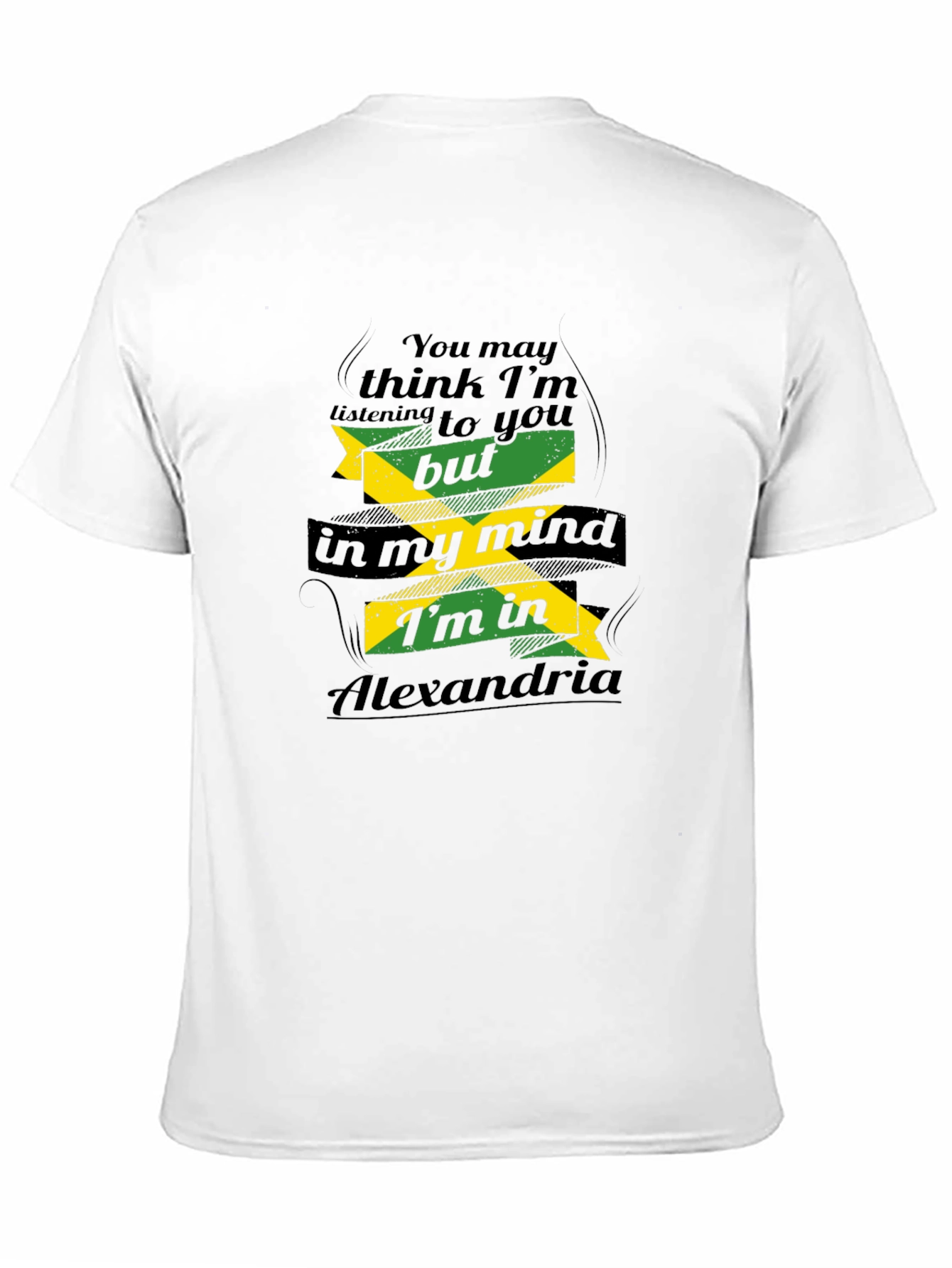 Black Alexandria Mind T-Shirt - Novelty Graphic Tee view 11