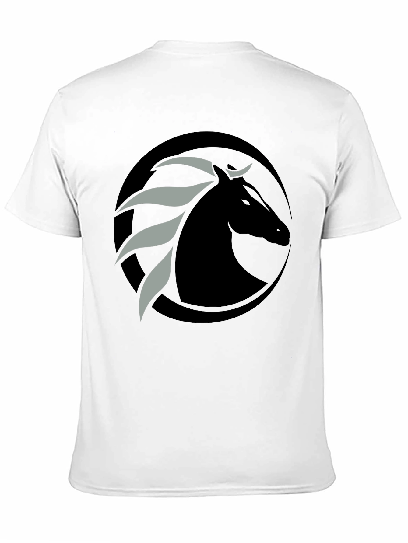 Black Black Horse Graphic Tee - Stylish Men's T-Shirt view 11