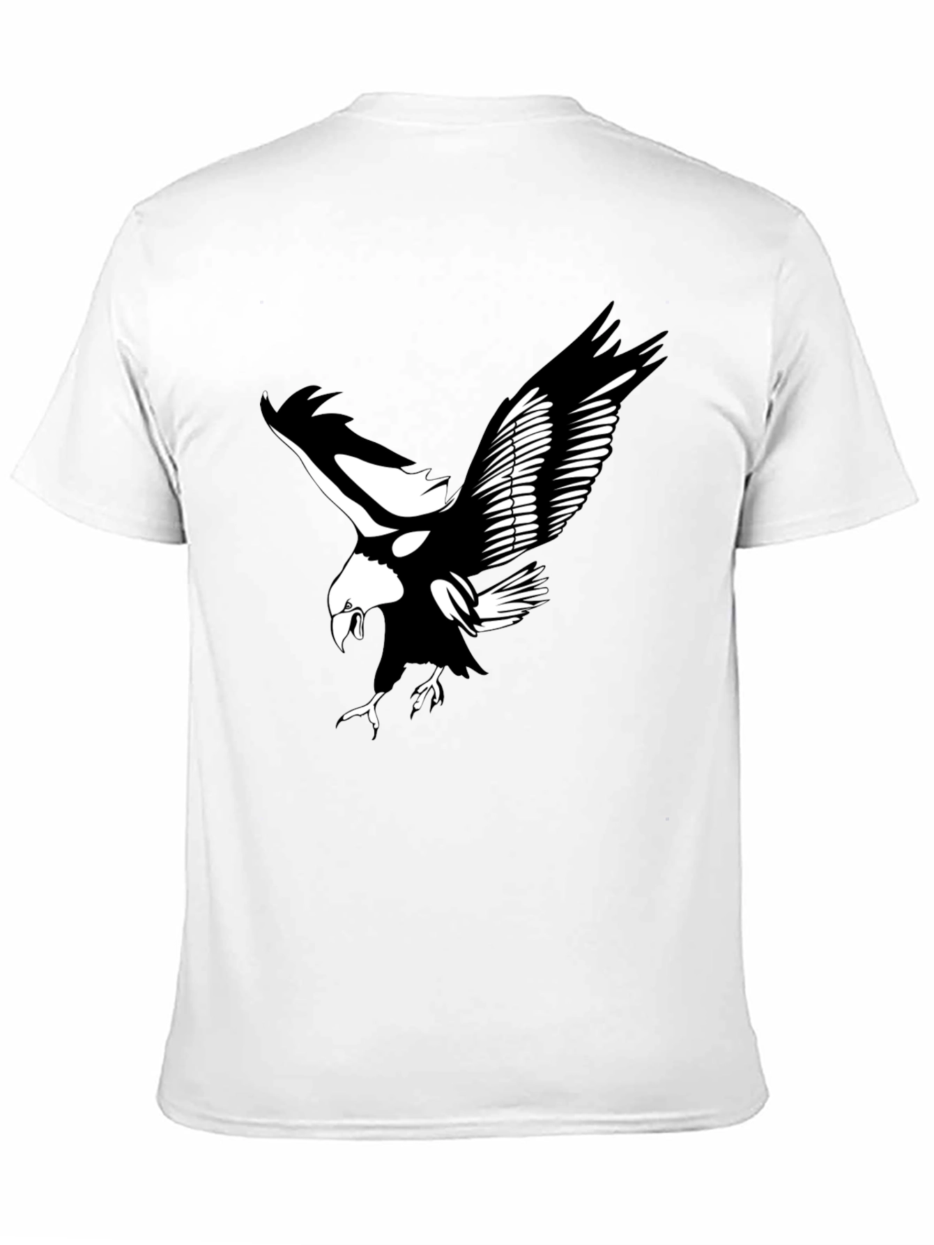 Black Black Eagle Graphic Tee | Bold & Stylish Men's T-Shirt view 11