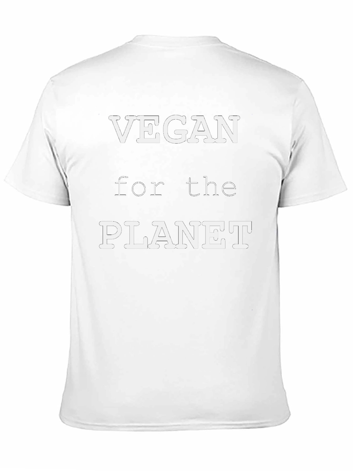 Black Vegan for the Planet T-Shirt view 11