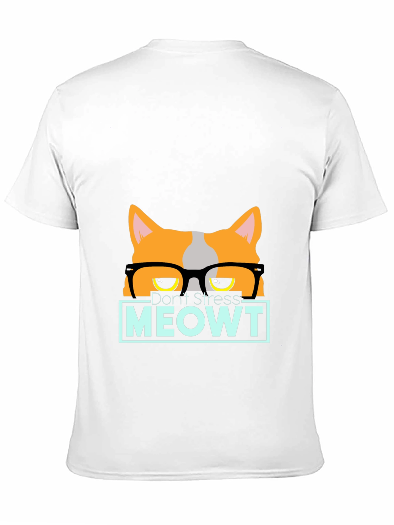 Black Don't Stress MEOWT Cat Graphic Tee view 11