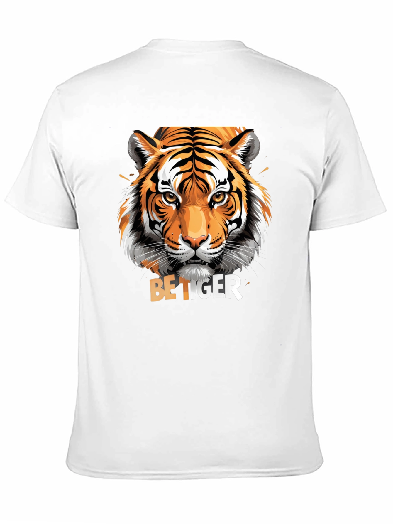Black Be Tiger Graphic T-Shirt - Stylish Animal Print Tee view 11