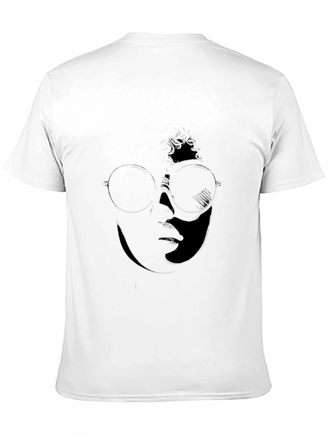 Black Retro Silhouette Graphic Tee - Black view 11