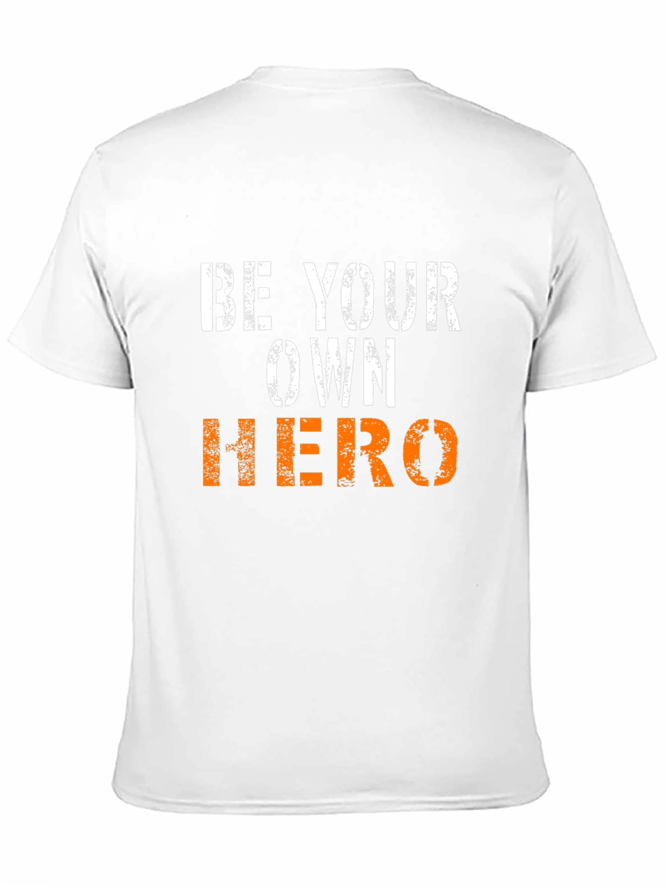 Black Be Your Own Hero Graphic Tee - Motivational Shirt view 11