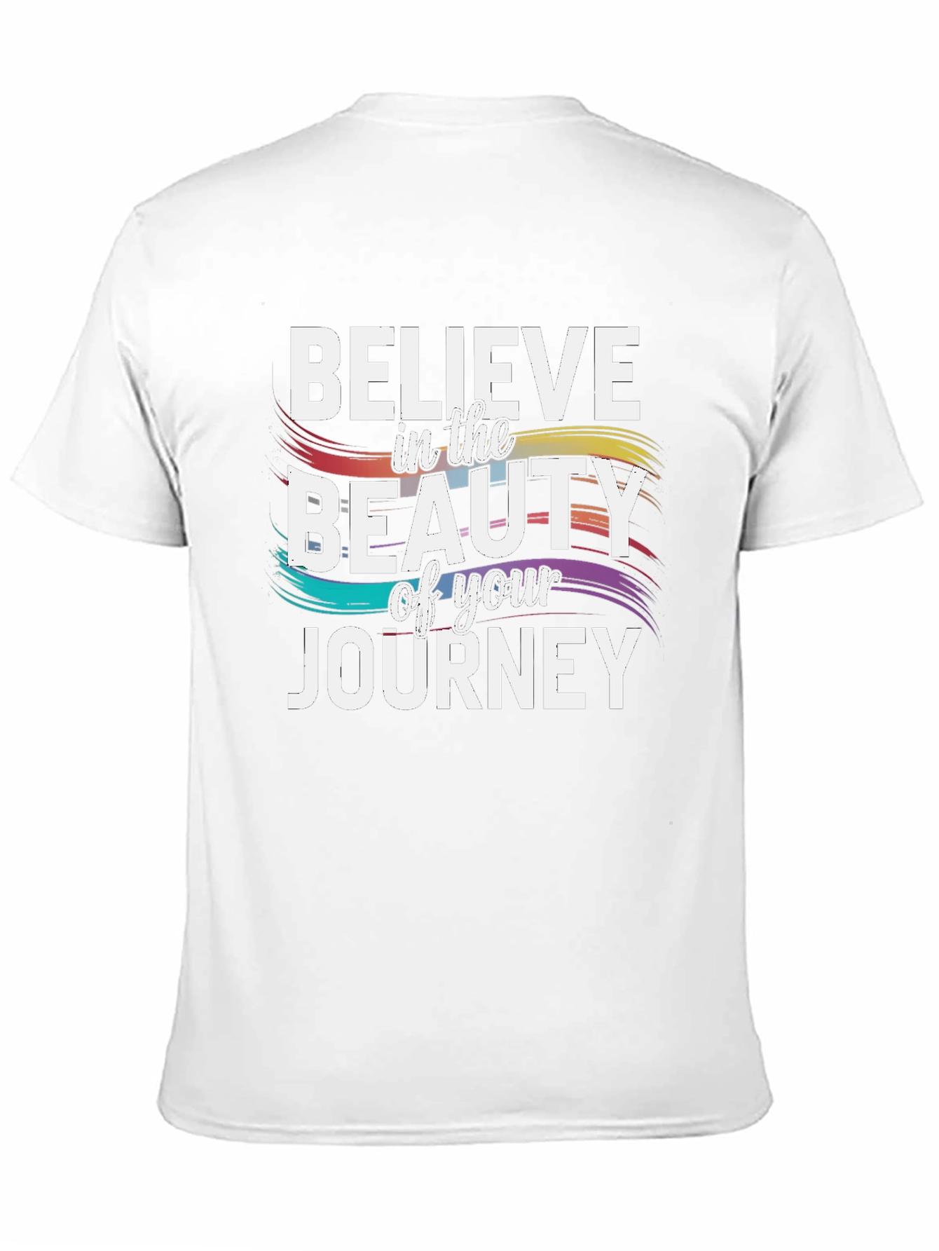 Black Believe in Beauty Journey T-Shirt view 11