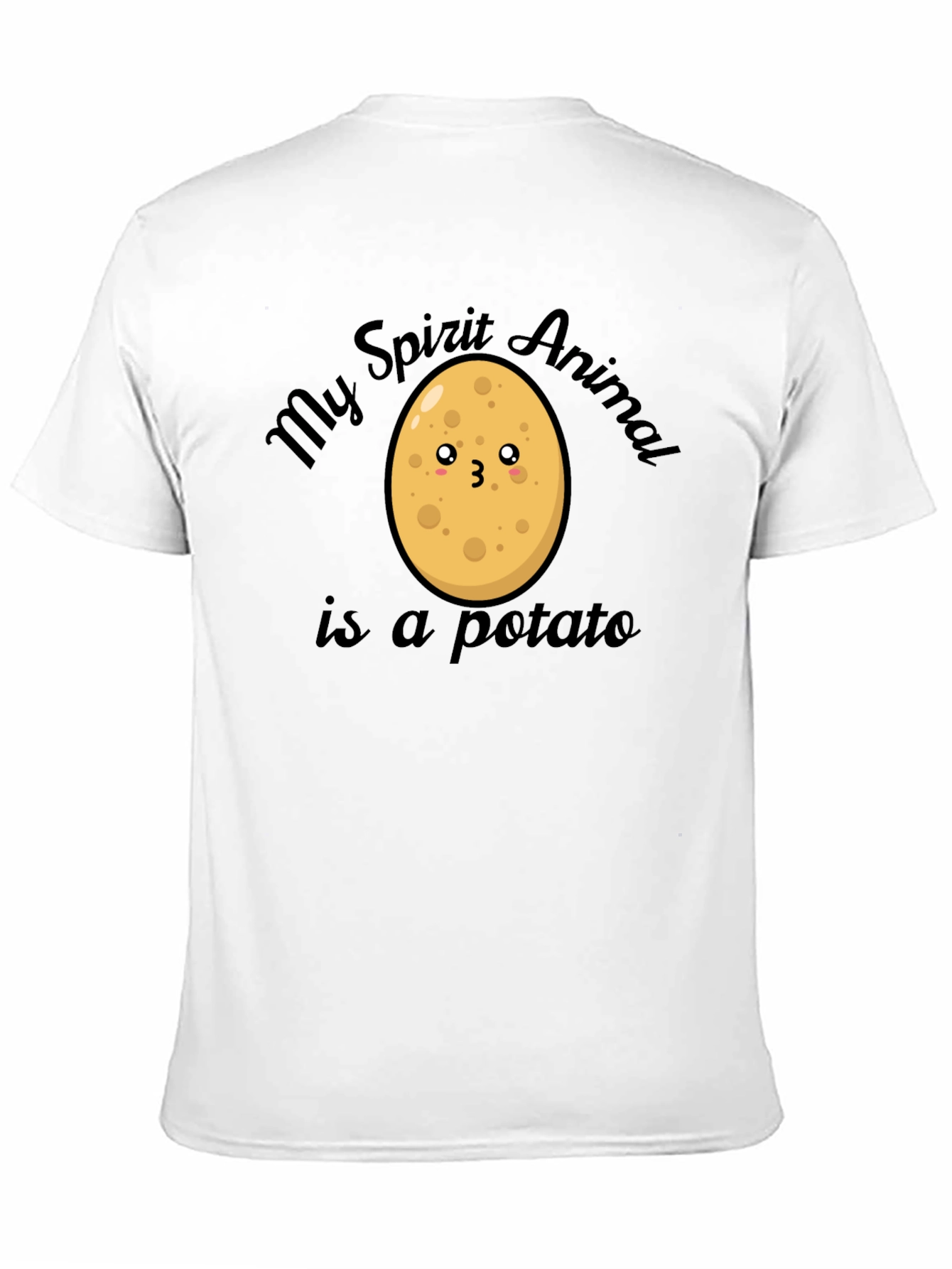 Black My Spirit Animal is a Potato T-Shirt view 11