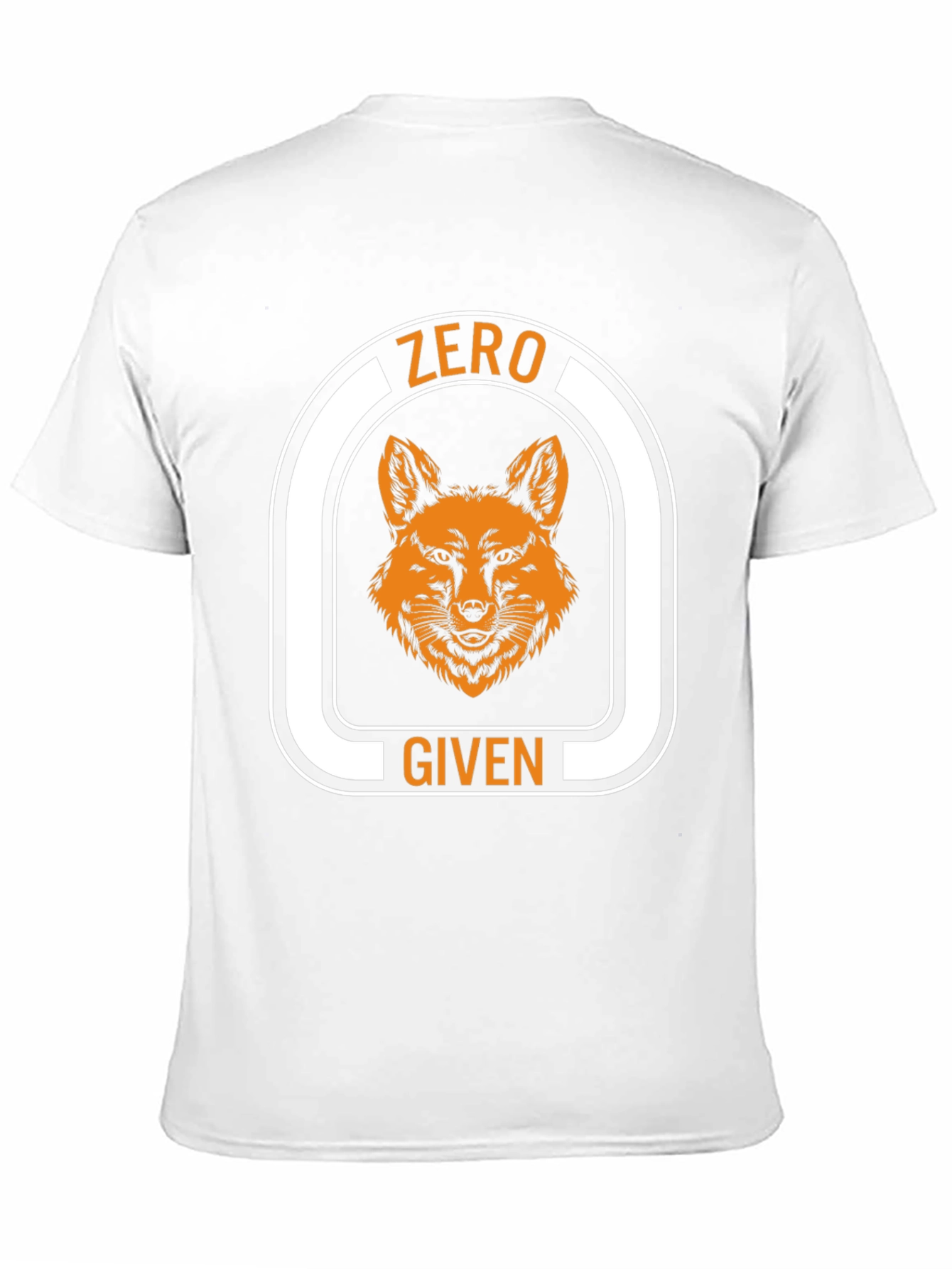 Black Zero Fox Given Graphic Tee - Novelty T-Shirt view 11