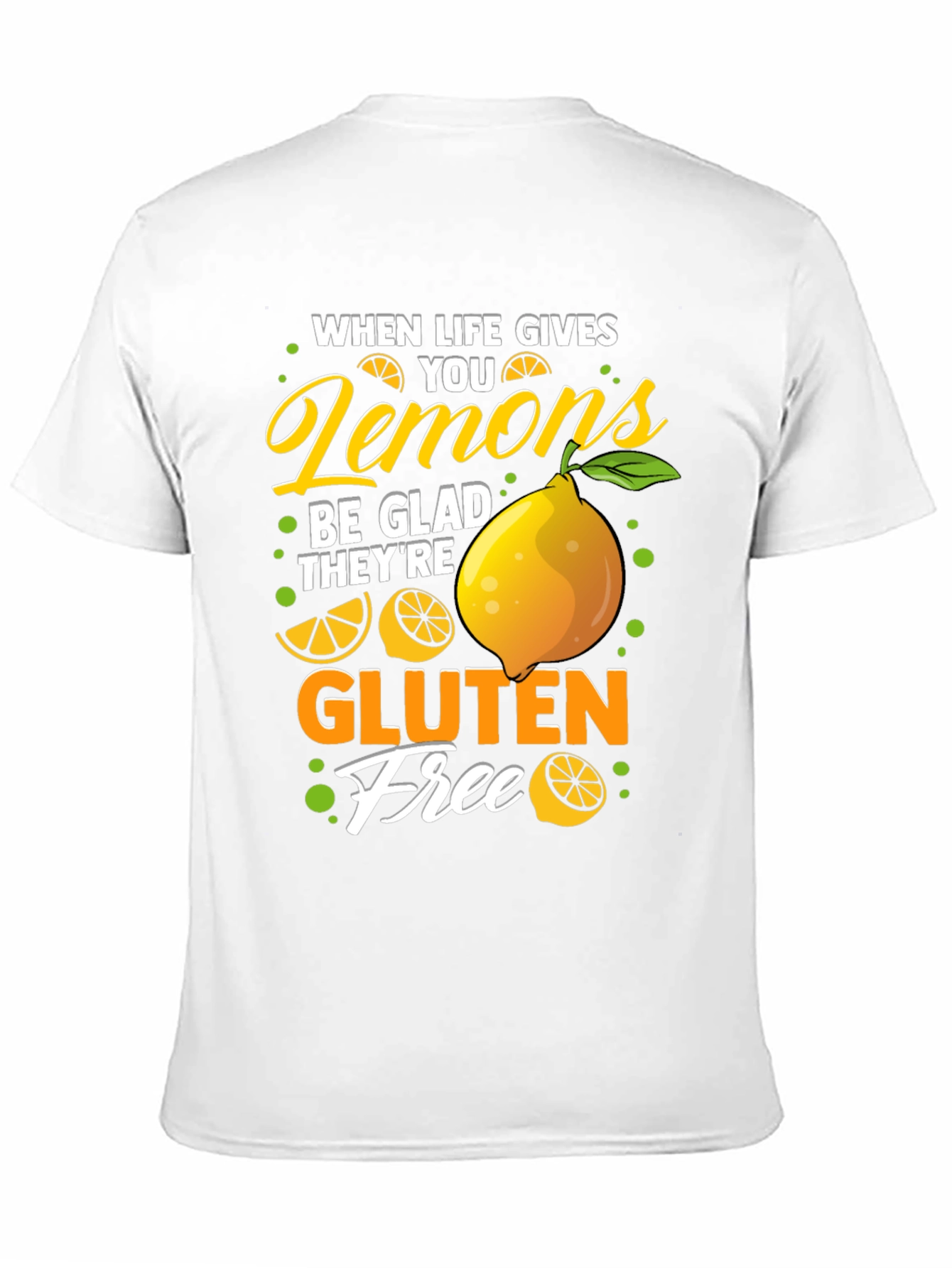 Black Lemon Gluten Free Graphic Tee view 11