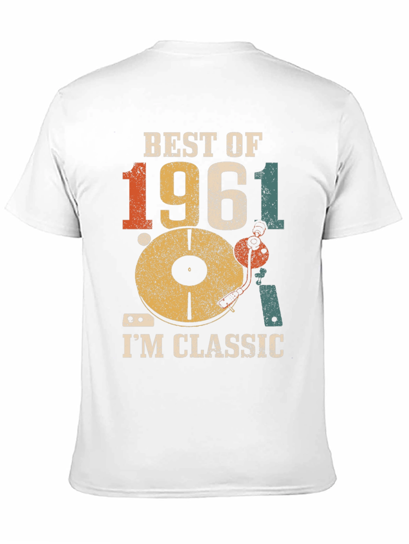 Black Best of 1961 Classic Graphic T-Shirt view 11