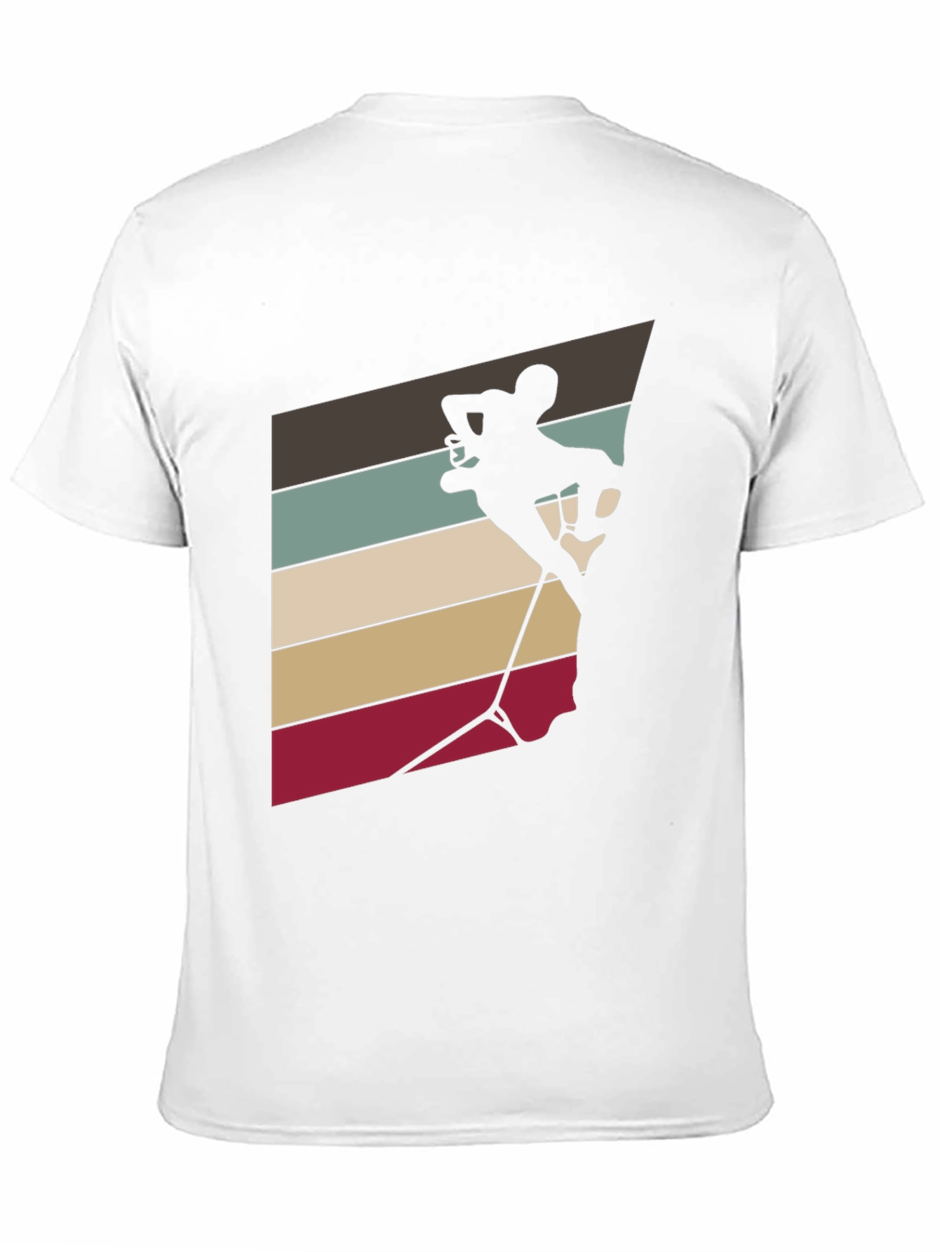 Black Climbing Silhouette Tee - Retro Style view 11