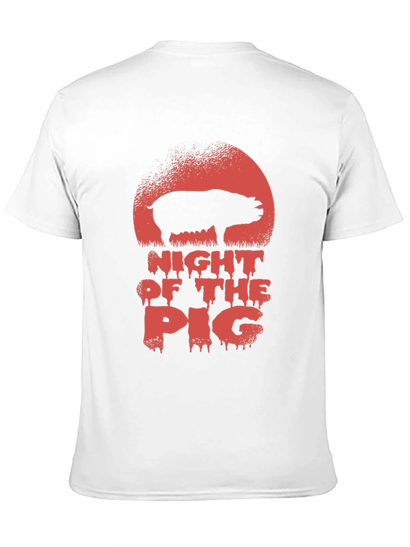 Black Night of the Pig Graphic Tee view 11