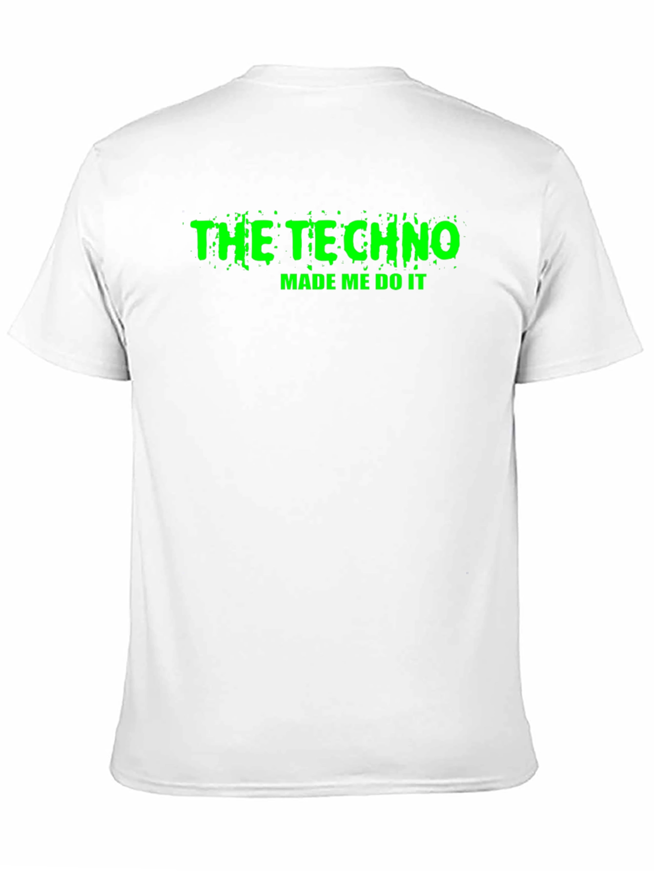 Black The Techno Made Me Do It T-Shirt view 11