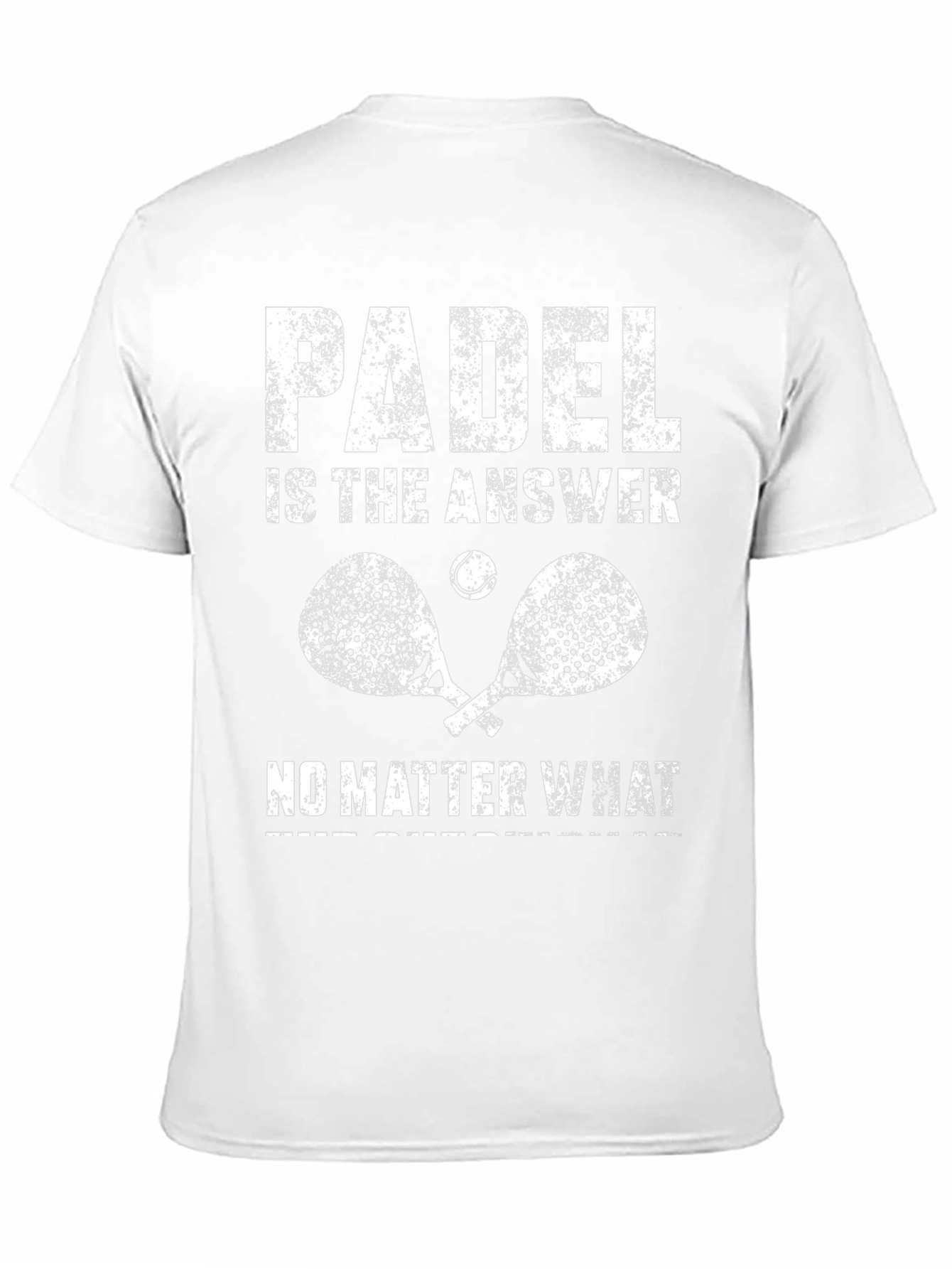 Black Padel Is The Answer T-Shirt view 11