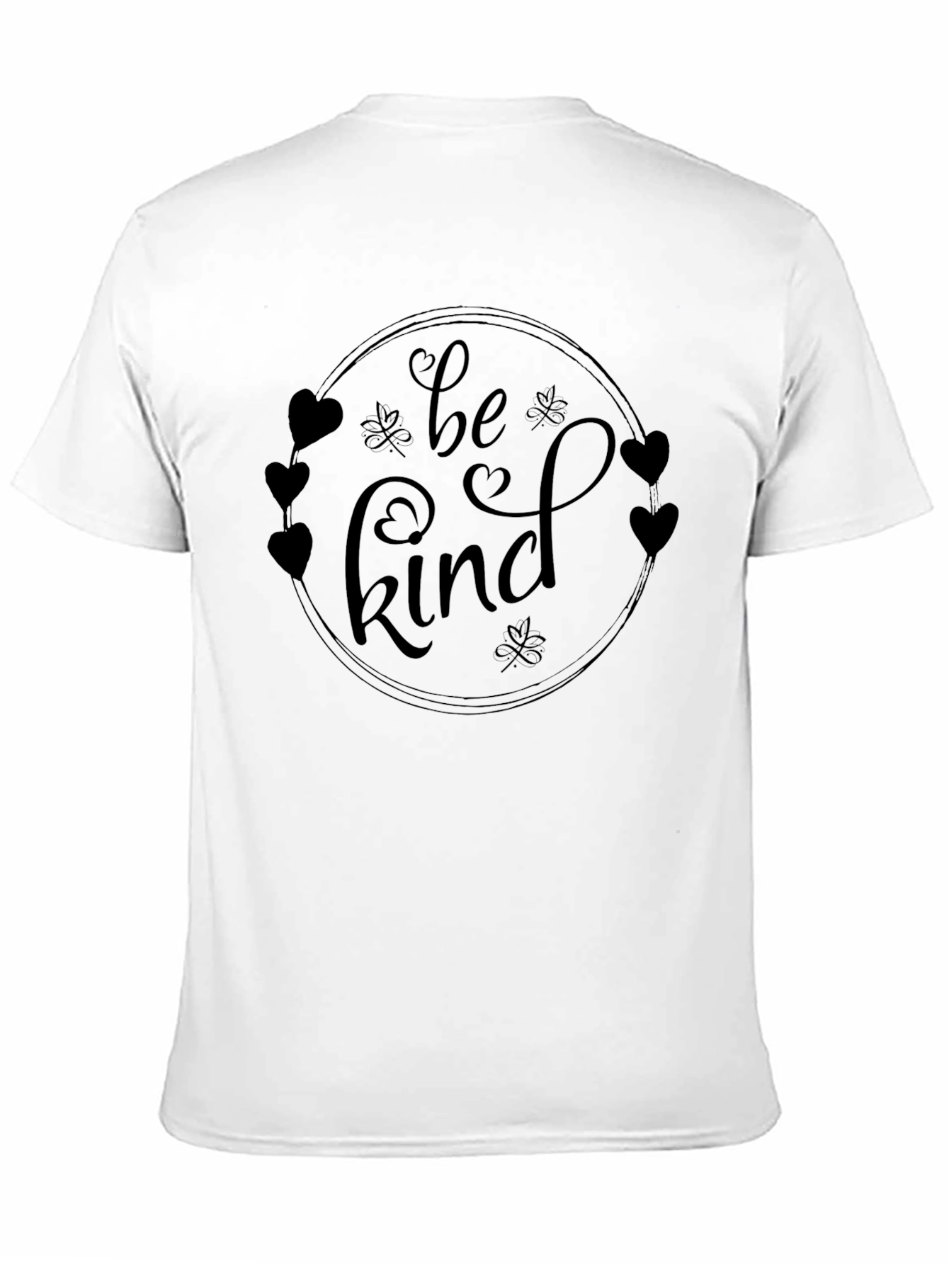 Black Be Kind Graphic T-Shirt - Black Cotton Blend view 11
