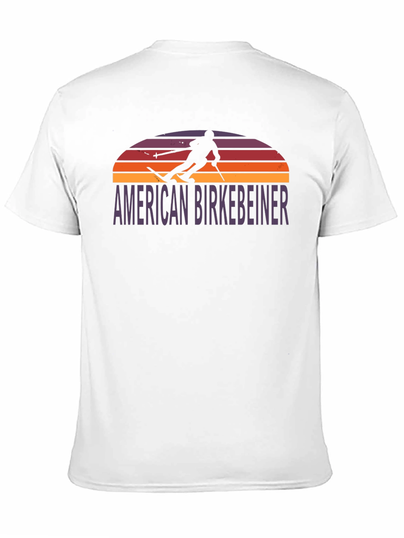 Black American Birkebeiner Ski T-Shirt - Black view 11