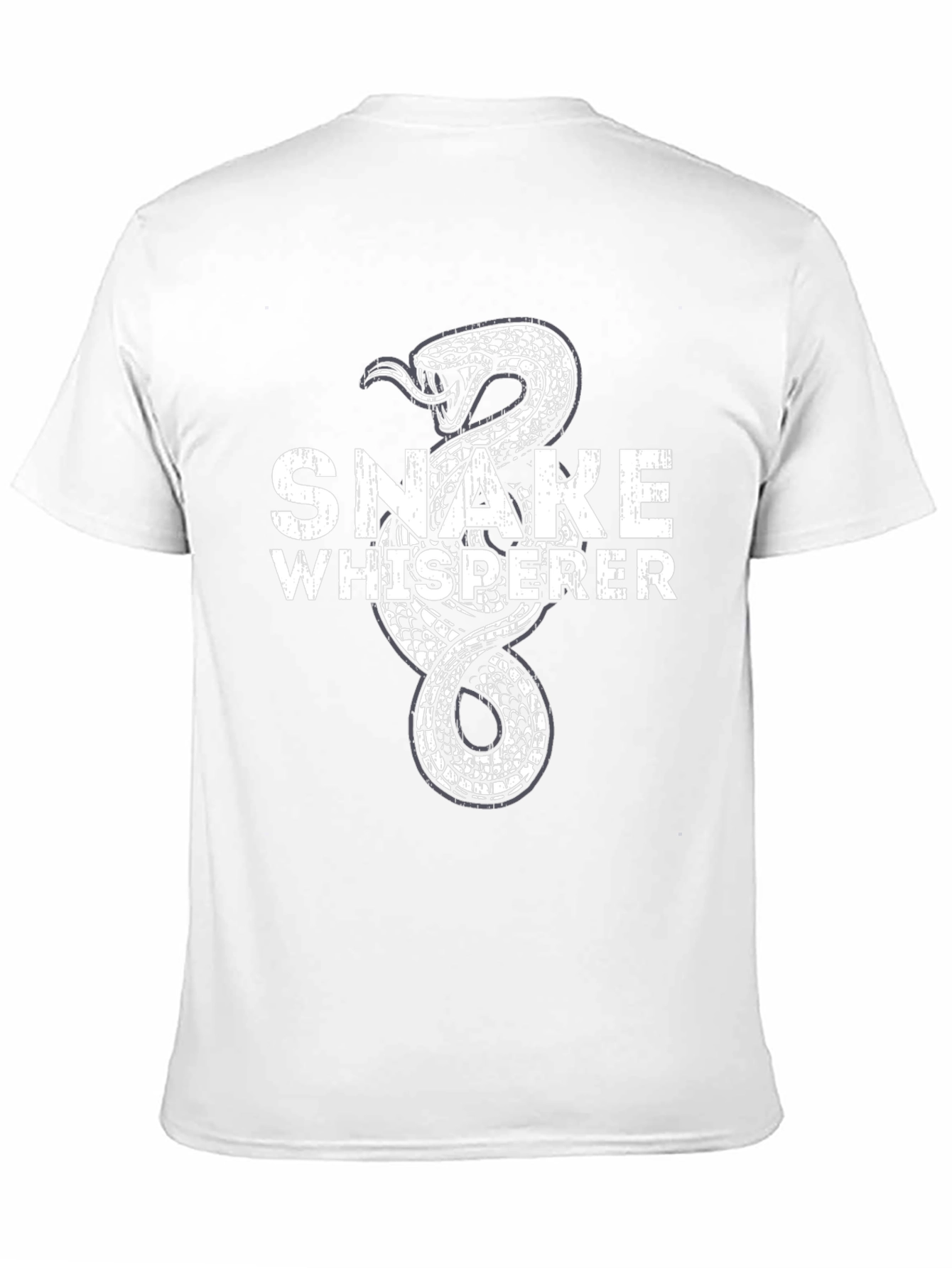 Black Snake Whisperer Graphic T-Shirt - Cotton Blend view 11