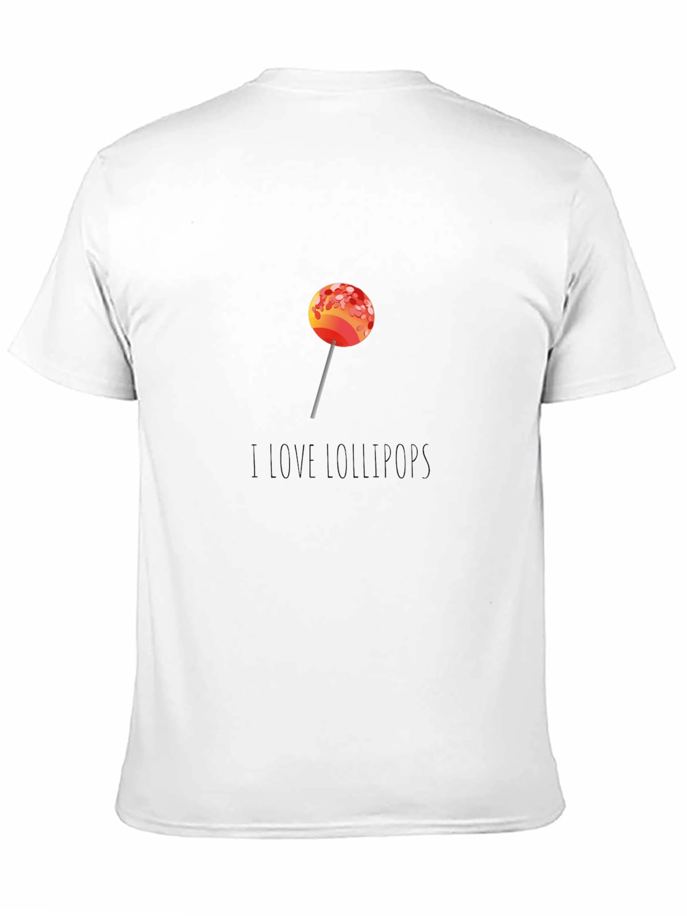 Black I Love Lollipops Graphic Tee - Casual Comfort view 11