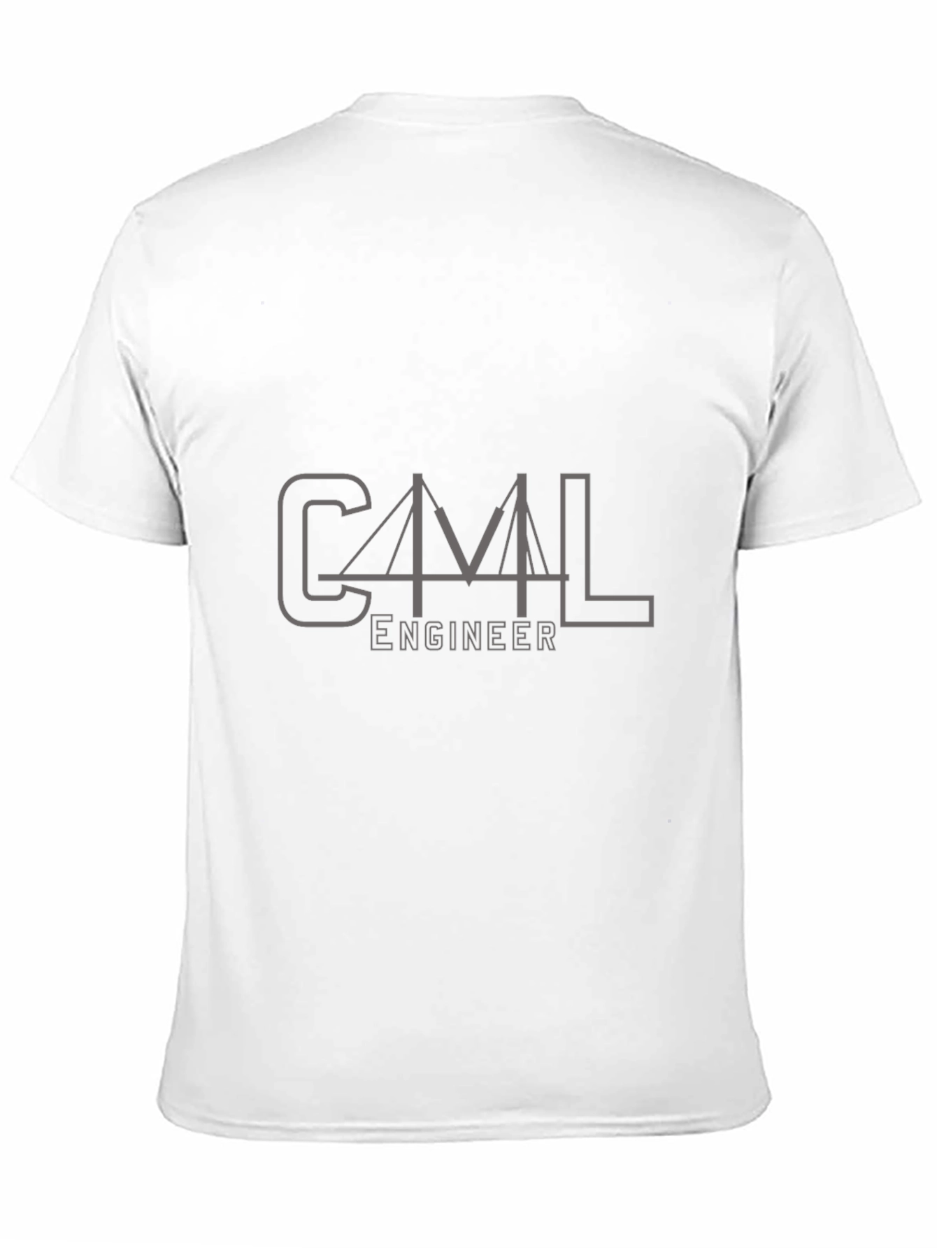 Civil Engineer Bridge Design Black T-Shirt - 11