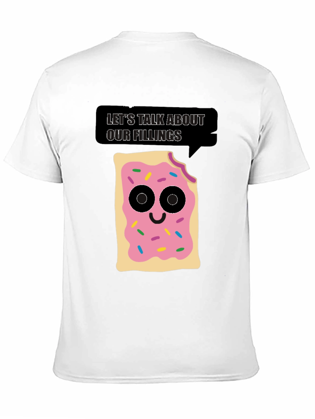 Black Let's Talk About Our Fillings T-Shirt view 11